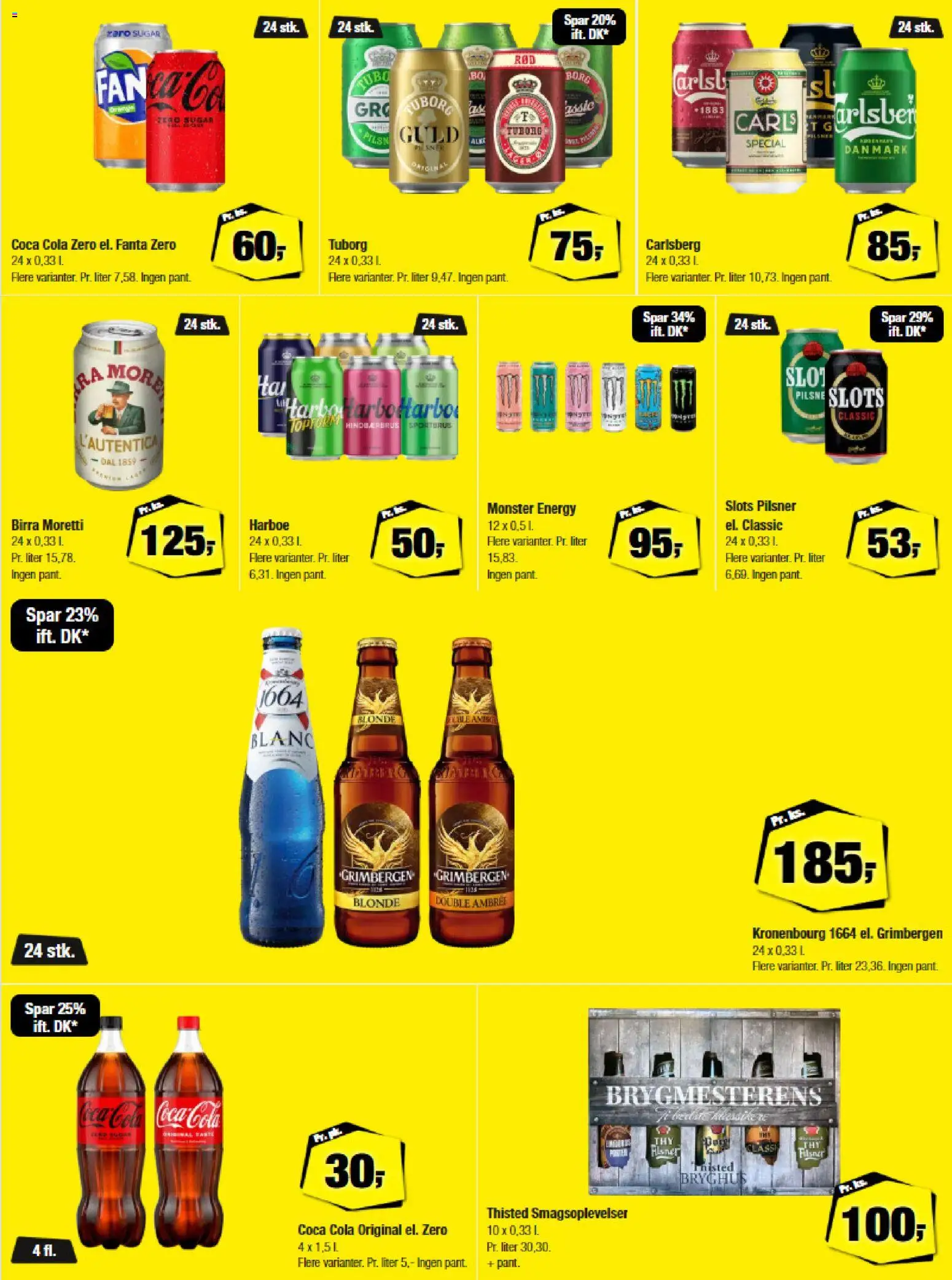 Calle tilbudsavis – gyldig fra 22.10.2025 | Side: 6 | Produkter: Coca Cola, Coca Cola Zero, Fanta, Cola