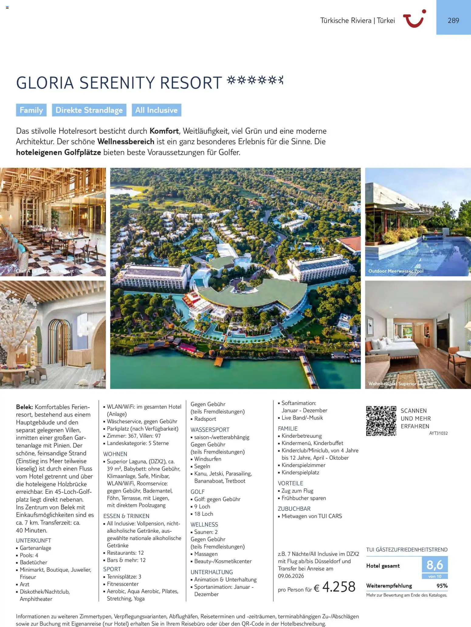 TUI Prospekt Südeuropa & Nordafrika 2026/27 – gültig ab 03.03.2026 | Seite: 289 | Produkte: Babybett