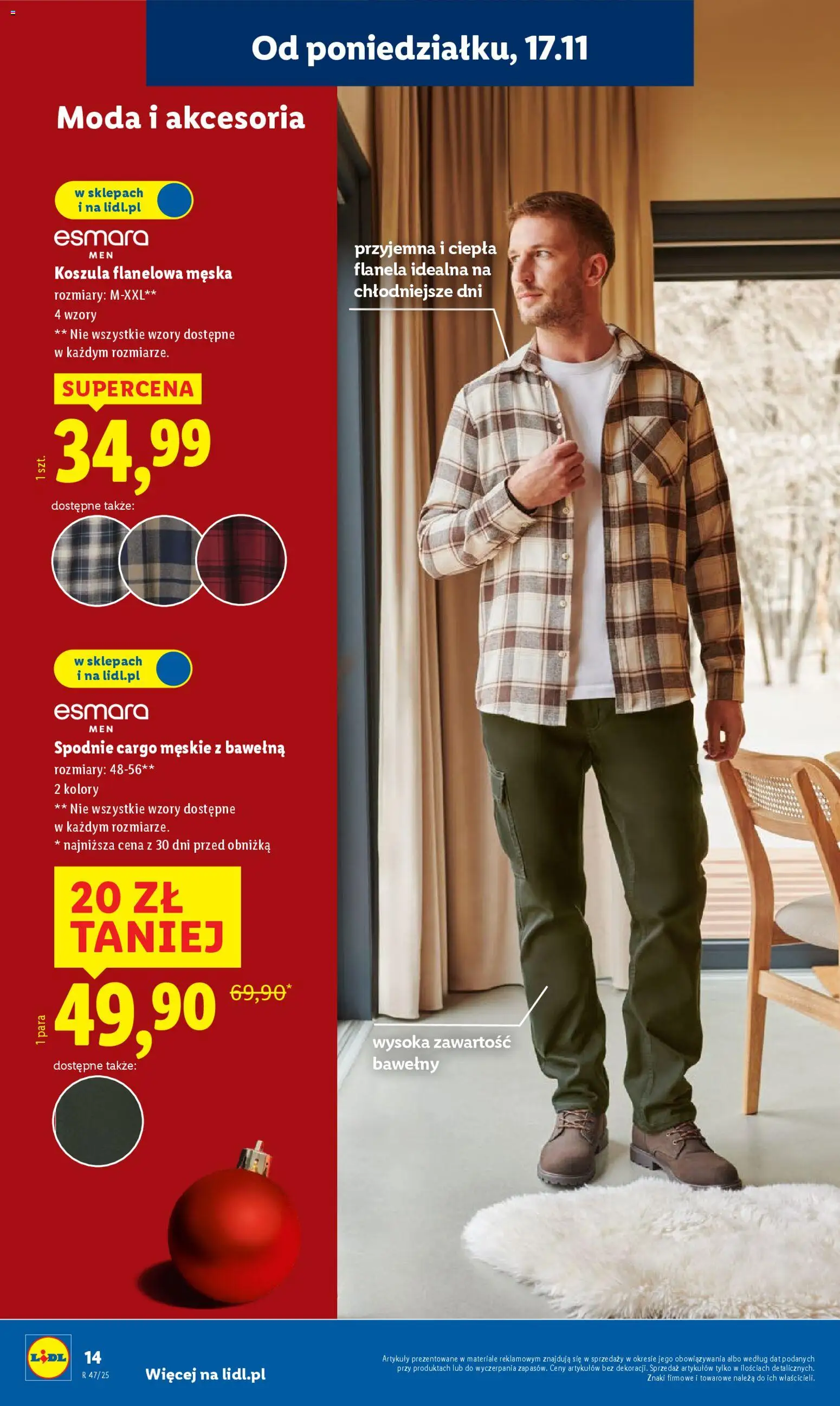 Lidl Black Friday od 17.11.2025 | Strona: 18 | Produkty: Koszula, Spodnie