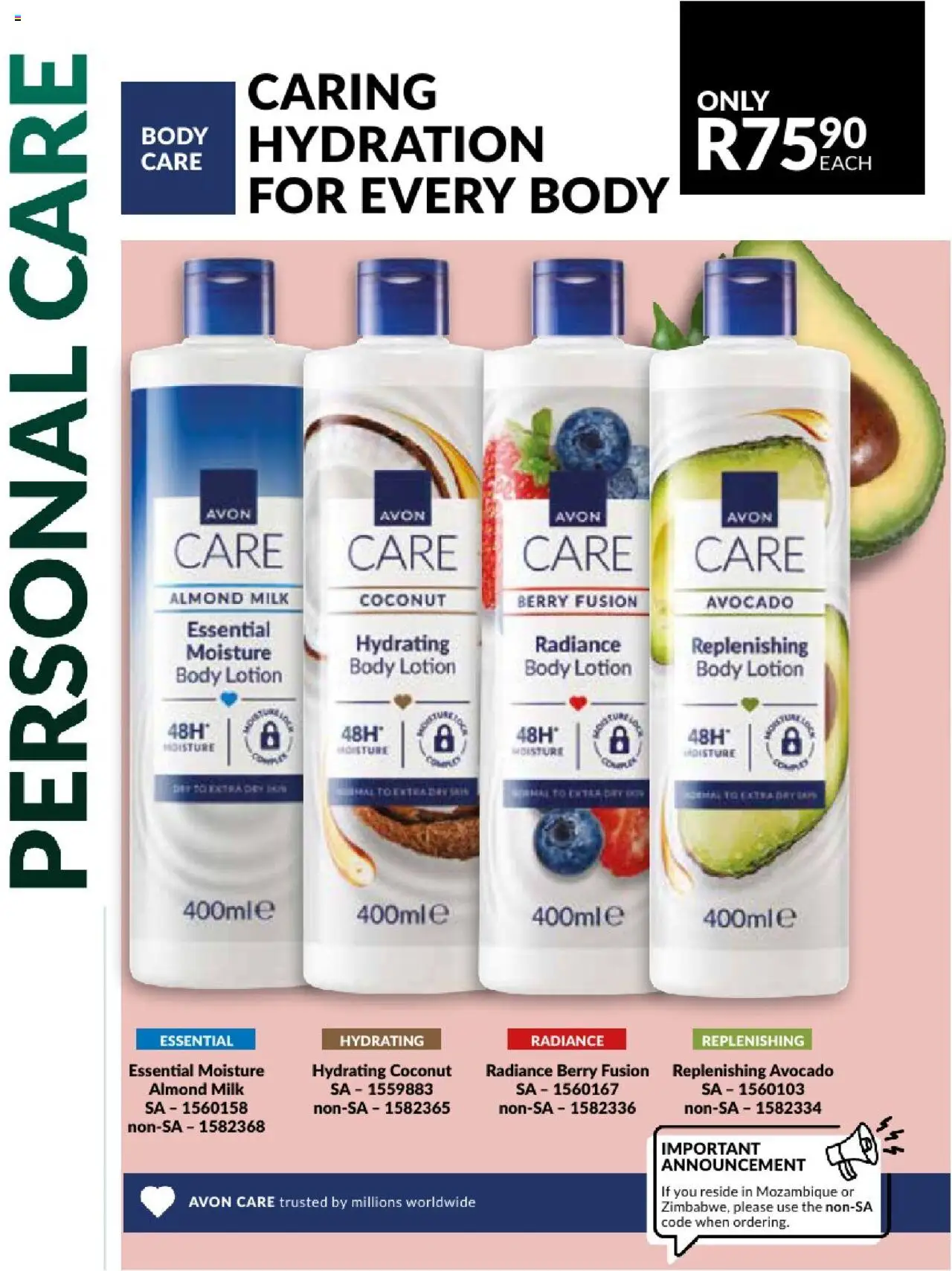 AVON Catalogue  │ valid from 01.08.2025 | Page: 128 | Products: Milk, Lotion