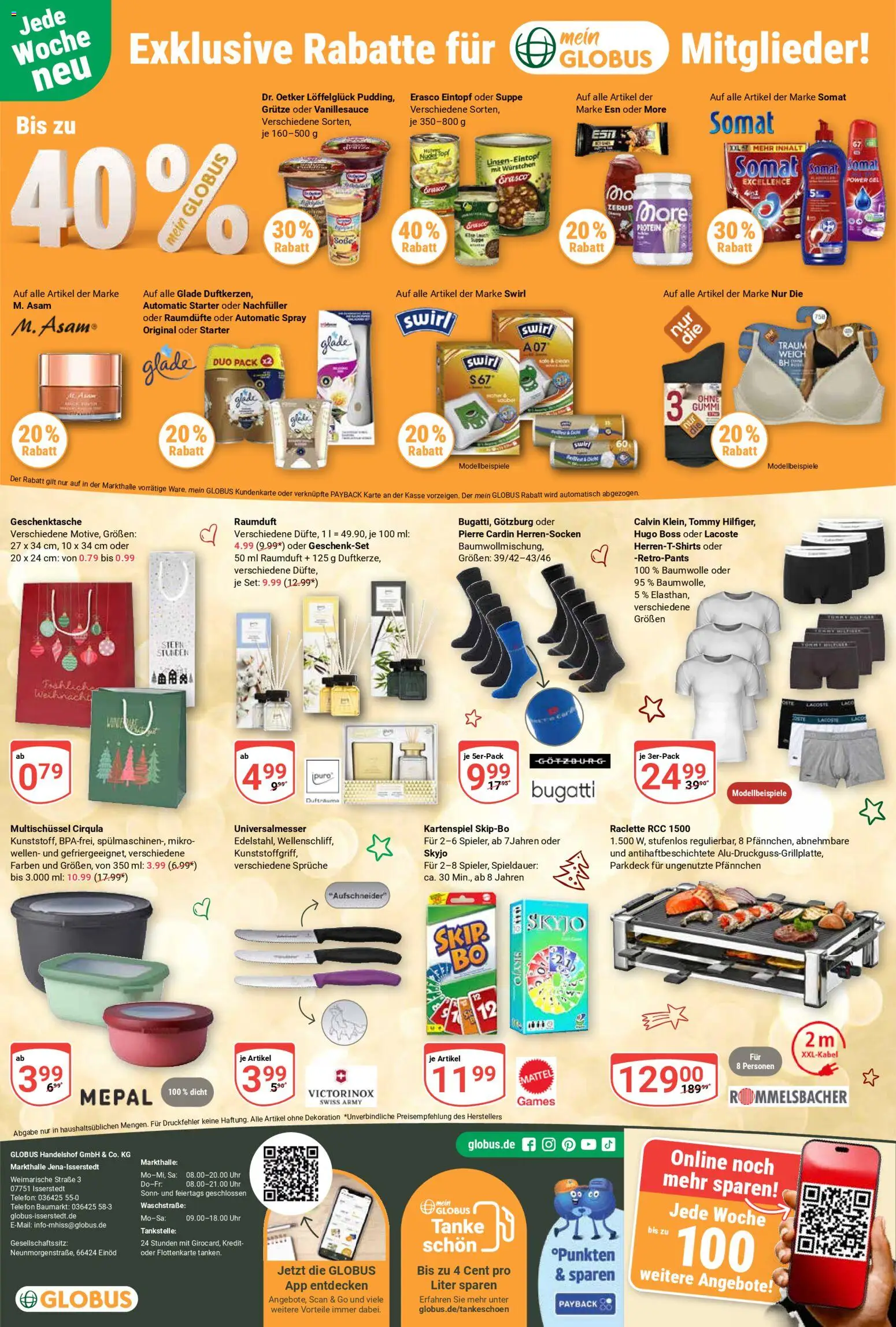 Globus Prospekt 	 – gültig ab 15.12.2025 | Seite: 31 | Produkte: Raclette, Erasco, Telefon, Uhr