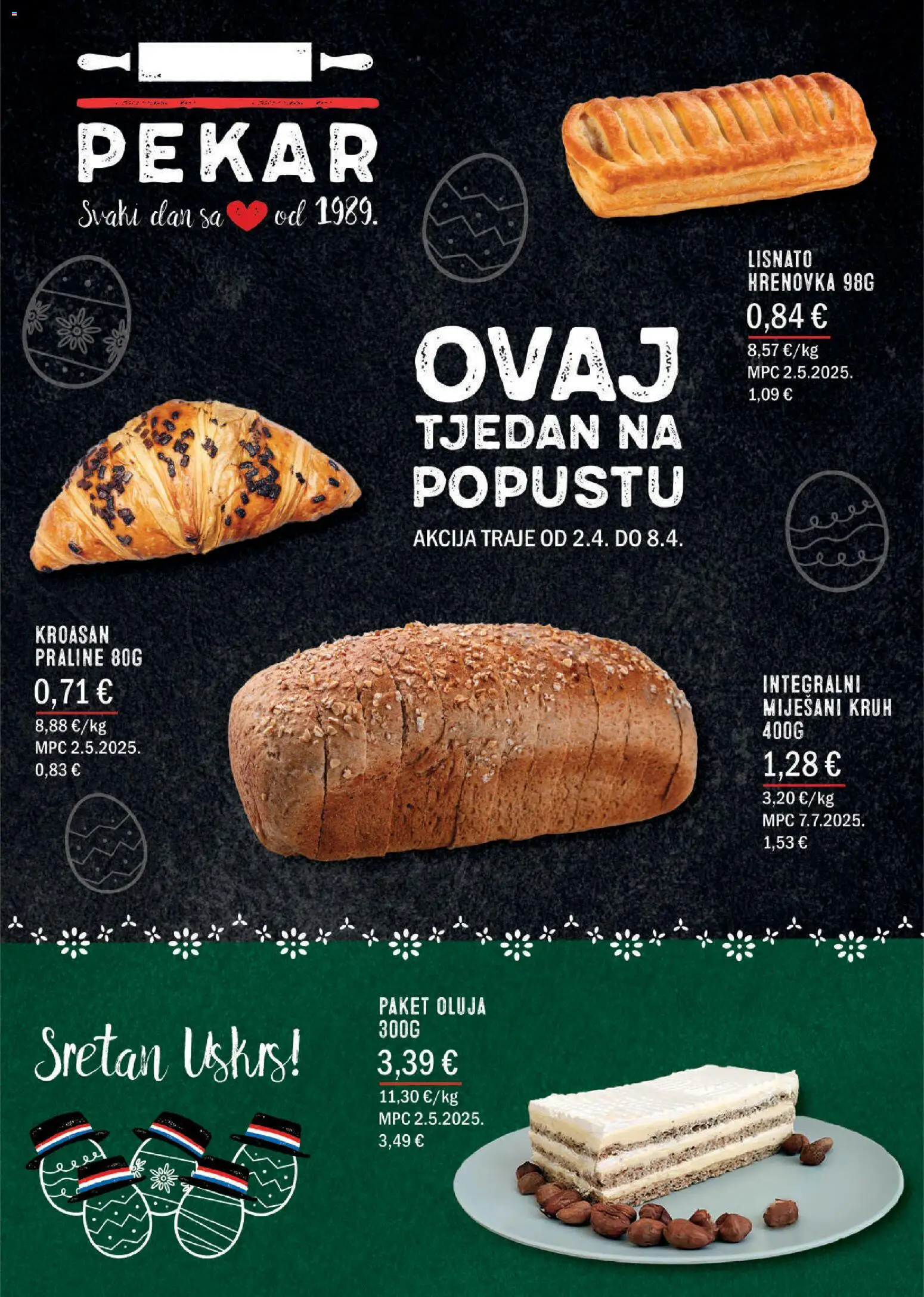 Boso katalog | vrijedi od 02.04.2026 | Stranica: 2 | Proizvodi: Praline, Kruh, Kroasan