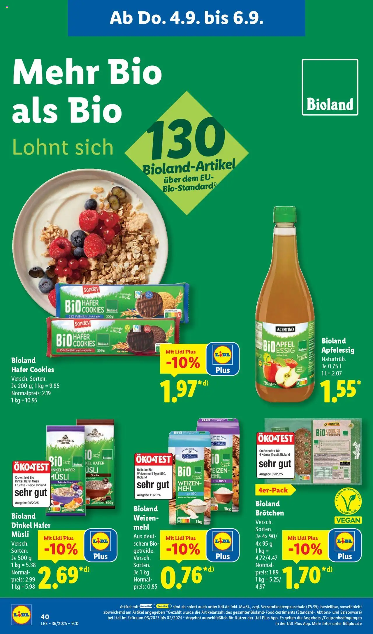 Lidl Prospekt 	 - gültig ab dem 01.09.2025 | Seite: 62 | Produkte: Musli, Mehl, Weizenmehl