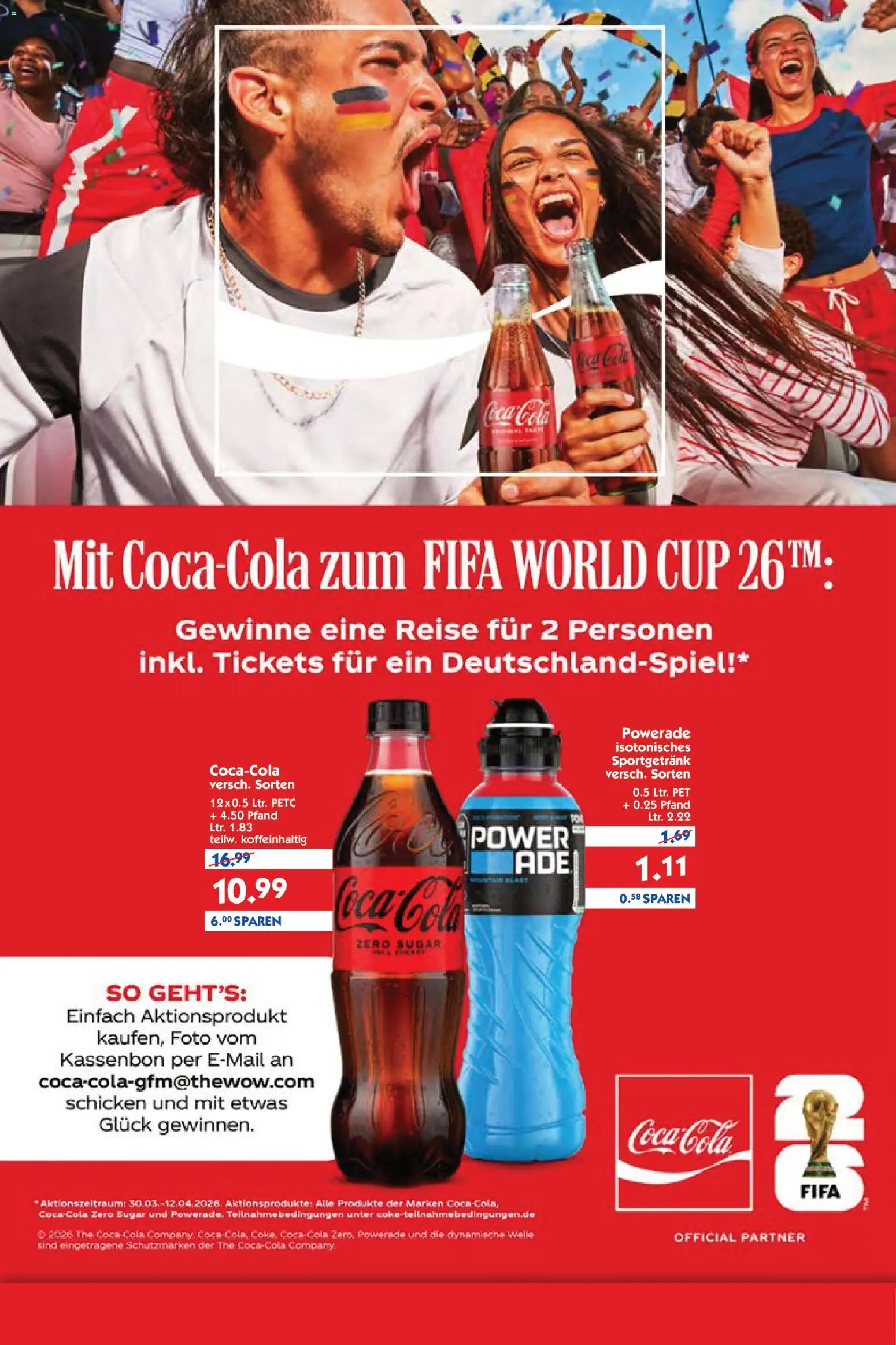 HOL’AB! Prospekt 	 – gültig ab 07.04.2026 | Seite: 9 | Produkte: Coca cola, Cola, Powerade, Coca cola zero
