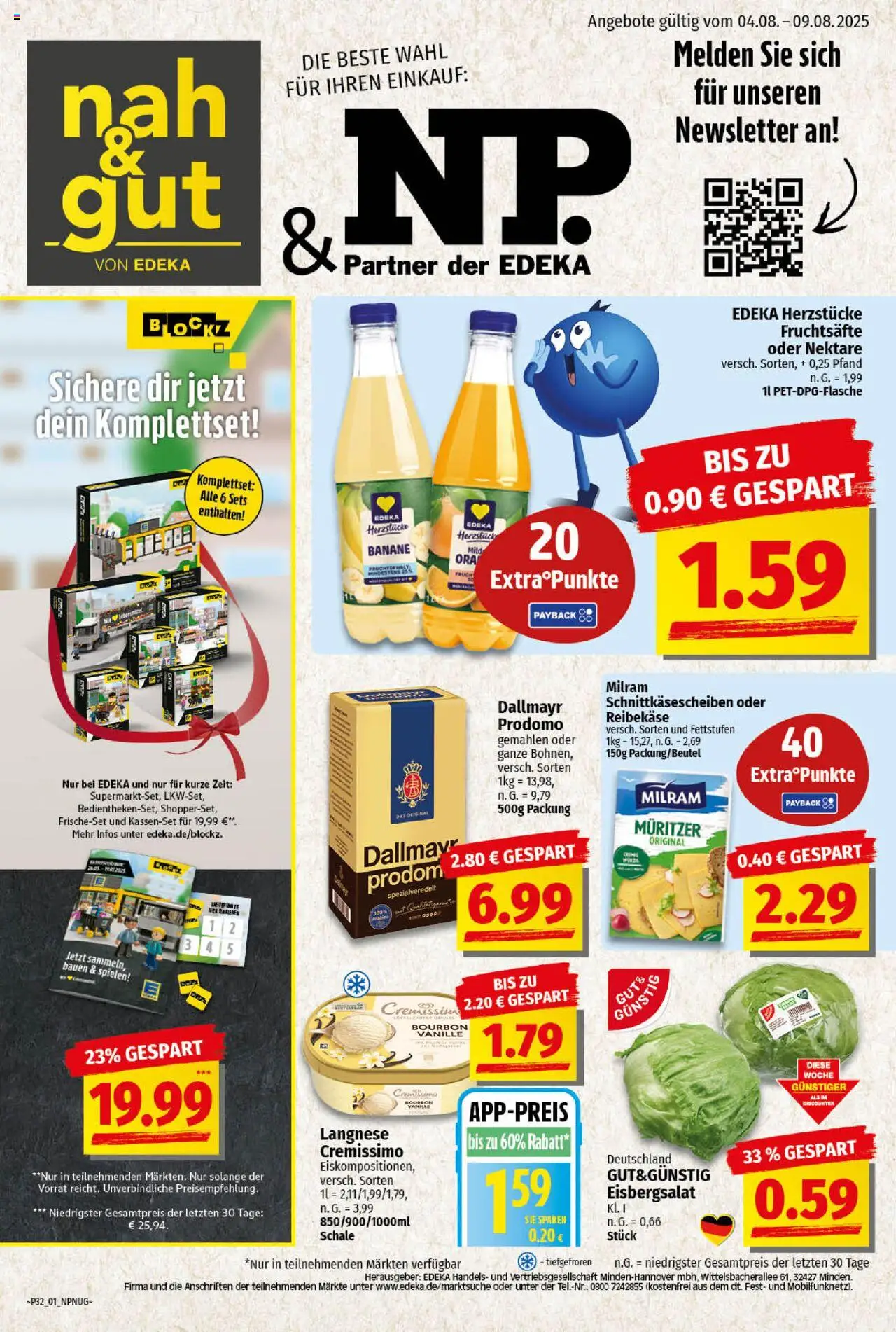 NP Discount Prospekt 	 - gültig ab dem 04.08.2025 | Seite: 1