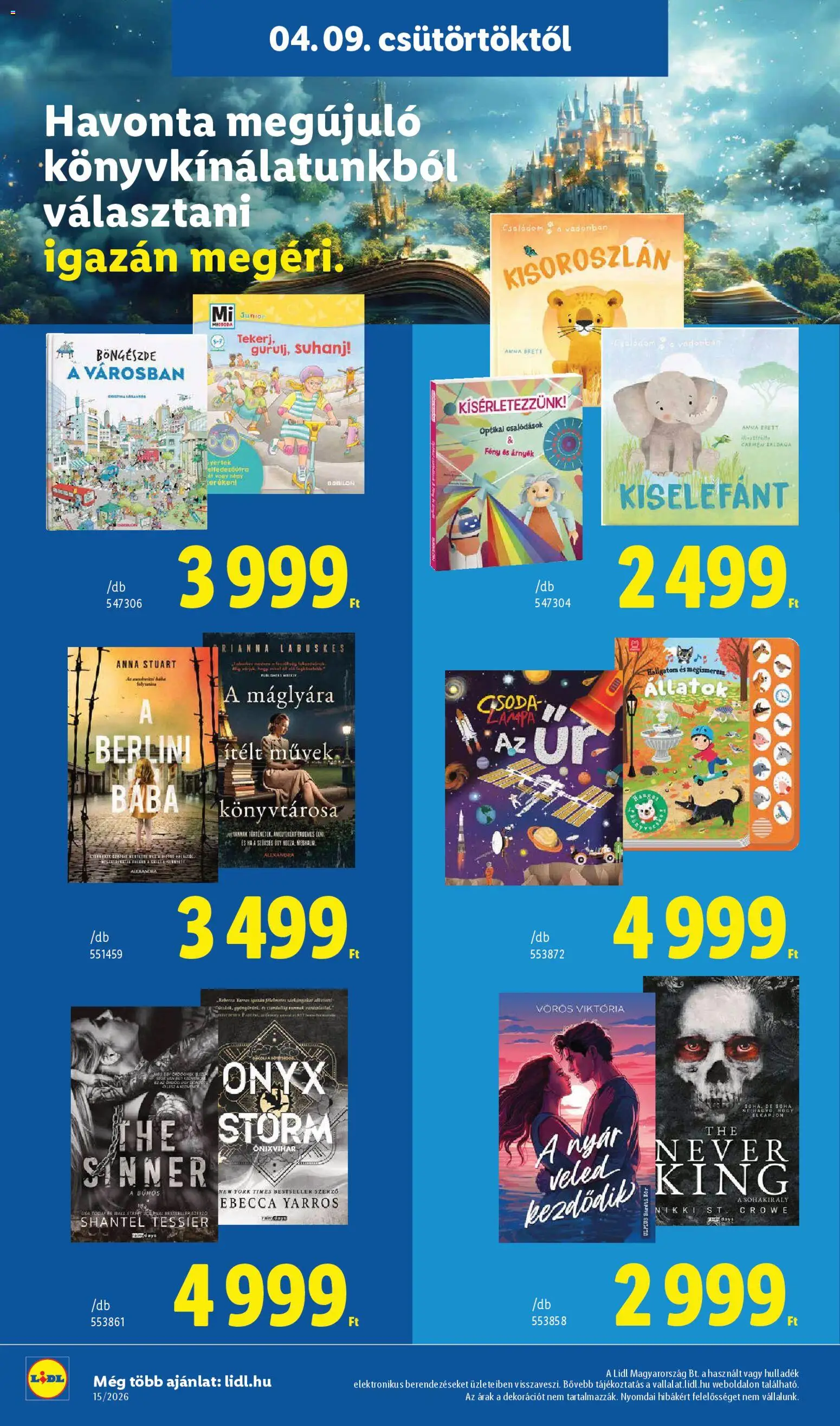 Lidl akciós ujság - amely érvényes a következő dátumtól: 09.04.2026 | Oldal: 12