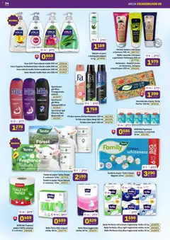 Libex leták platný od 16.03.2026 | Strana: 34 | Produkty: Toaletný papier, Mydlo, Krém