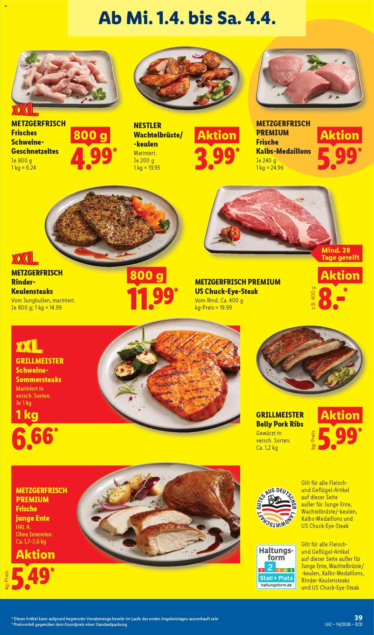 Lidl Prospekt – gültig ab 30.03.2026 | Seite: 63 | Produkte: Fleisch, Ente