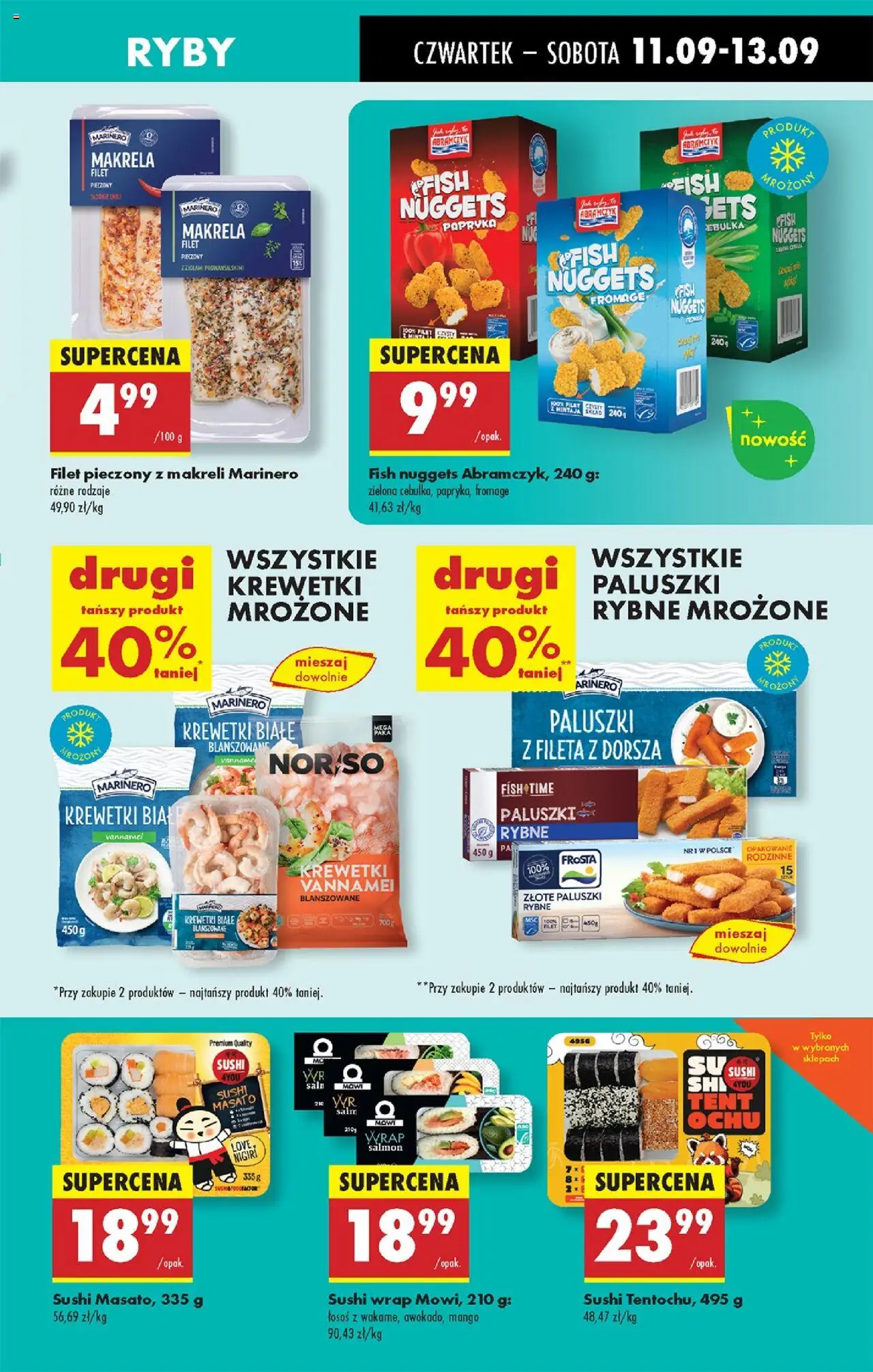Biedronka gazetka - Oferta w tym tygodniu od 11.09.2025 | Strona: 27 | Produkty: Mango, Makrela, Papryka, Paluszki rybne frosta