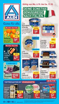 Aldi Prospekt 	 ab 06.10.2025 gültig