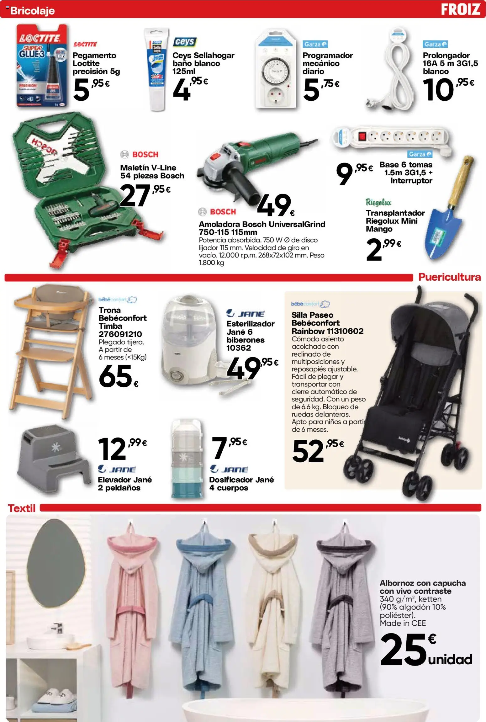 Froiz - Folleto Hiper │ válido desde el 25.02.2026 | Página: 11 | Productos: Reposapiés, Disco, Silla, Baño