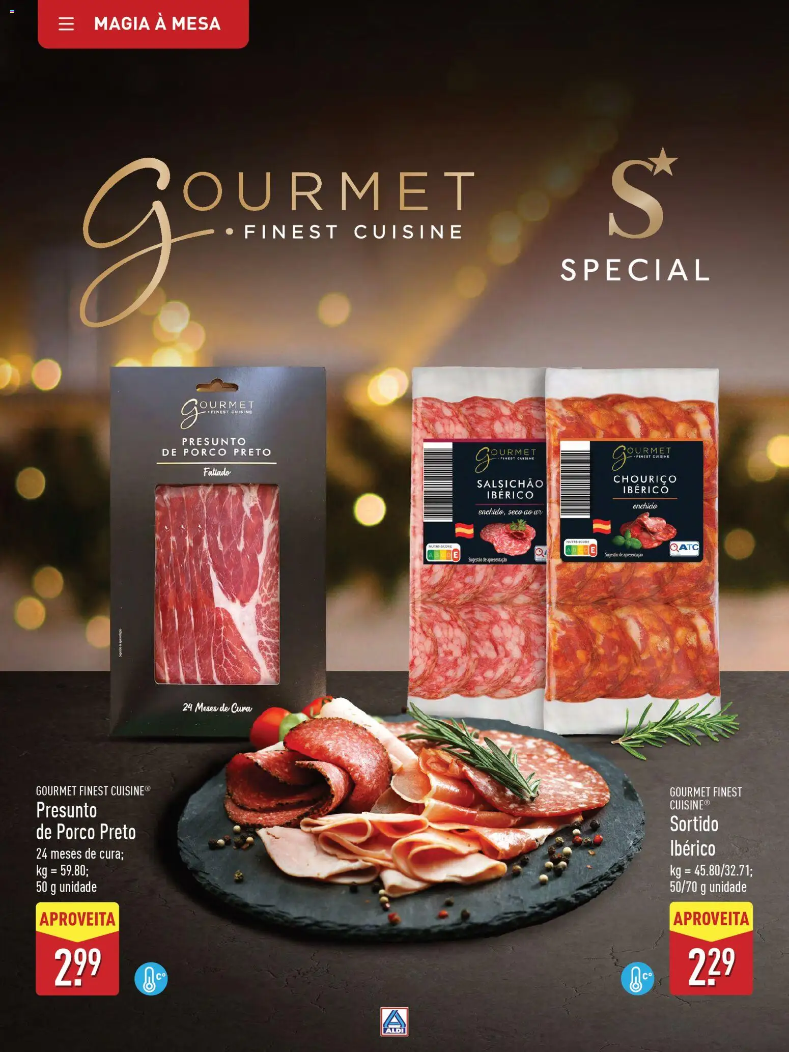 Aldi folheto │ válido de 22.11.2025 | Página: 18 | Produtos: Mesa, Presunto, Chouriço