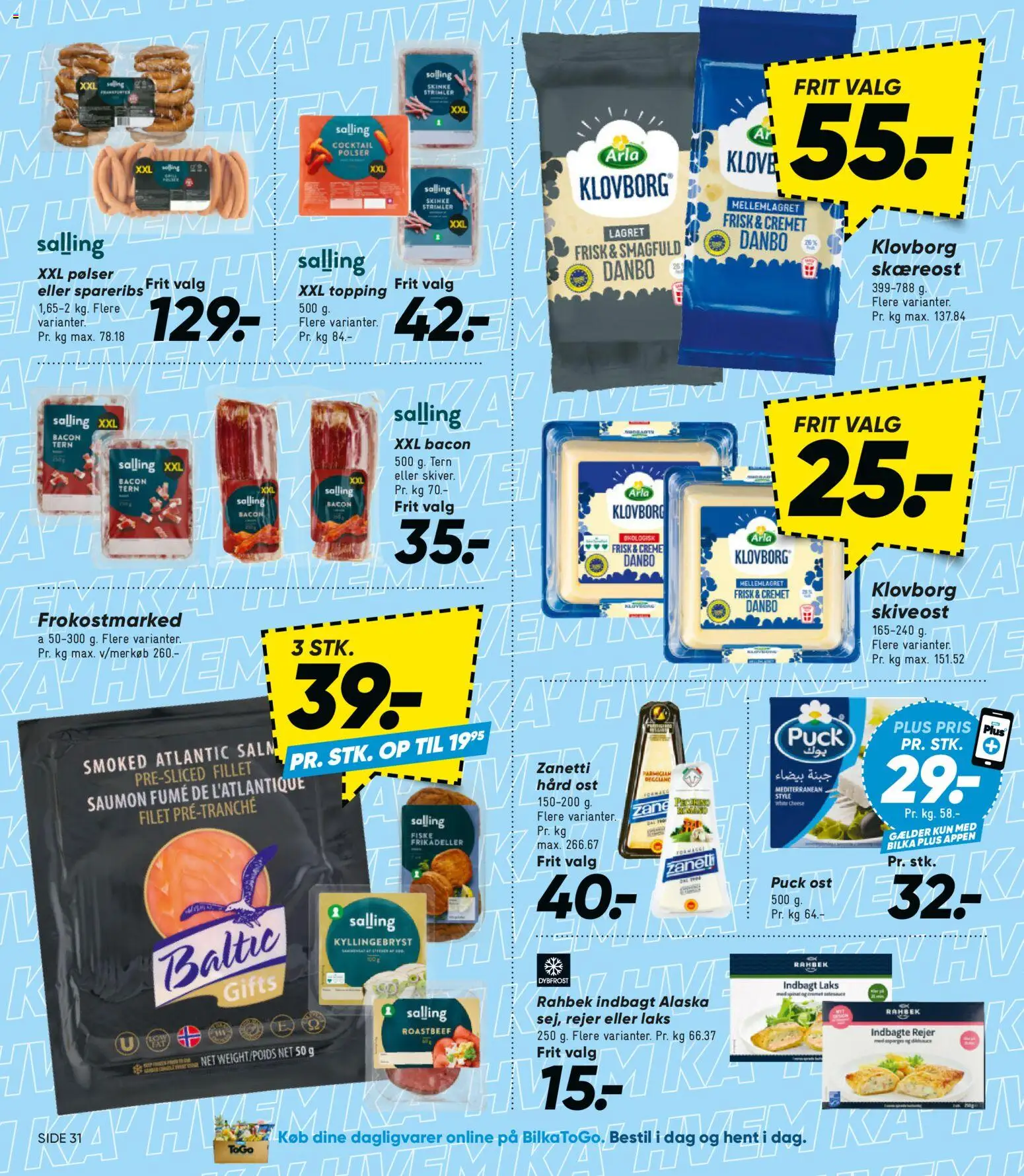 Bilka tilbudsavis – gyldig fra 16.01.2026 | Side: 20 | Produkter: Frikadeller, Roastbeef, Rejer, Asparges