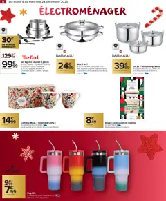 Carrefour Market - Prévisualisation de Carrefour Market Un noël pour tous les goûts valide à partir de 09.12.2025 | Page: 8 | Produits: Porcelaine, Casserole, Tefal, Tasses
