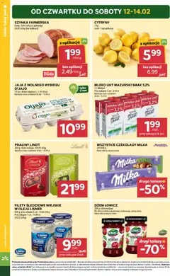 Pogląd oferty "Stokrotka Gazetka" - ważna od 12.02.2026 | Strona: 2 | Produkty: Milka, Truskawki, Owoce, Jaja