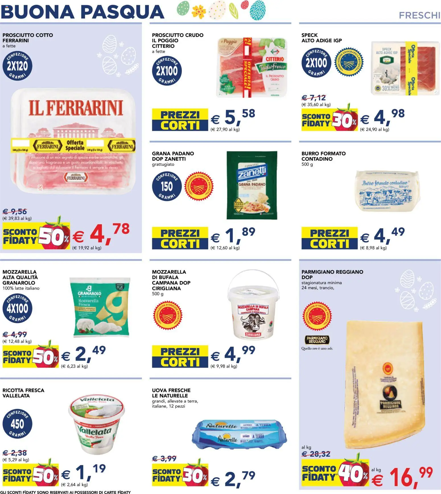Volantino Esselunga S del 23.03.2026 | Pagina: 10 | Prodotti: Prosciutto Cotto, Uova, Prosciutto, The