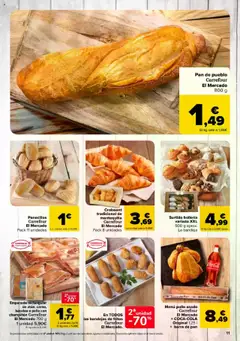 Carrefour folleto │ válido desde el 24.07.2025 | Página: 11 | Productos: Pan, Croissant, Pan de pueblo, Bandeja