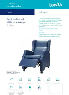 Pré-visualização Well’s Catálogo de Ortopedia válido de 12.02.2024 | Página: 86 | Produtos: Sofá