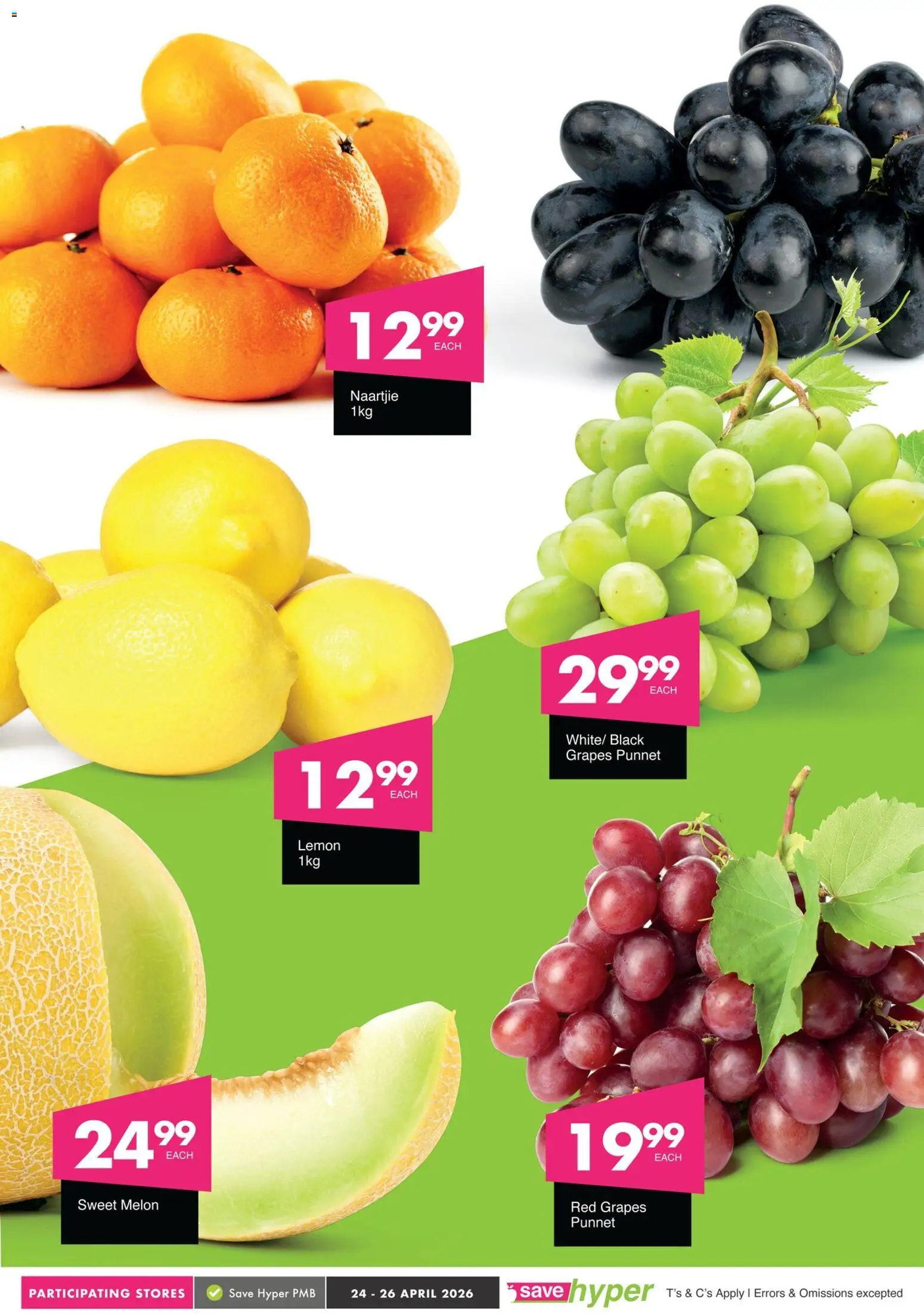 New Save catalogue – valid from 24.04.2026 | Page: 5 | Products: Lemon, Grapes