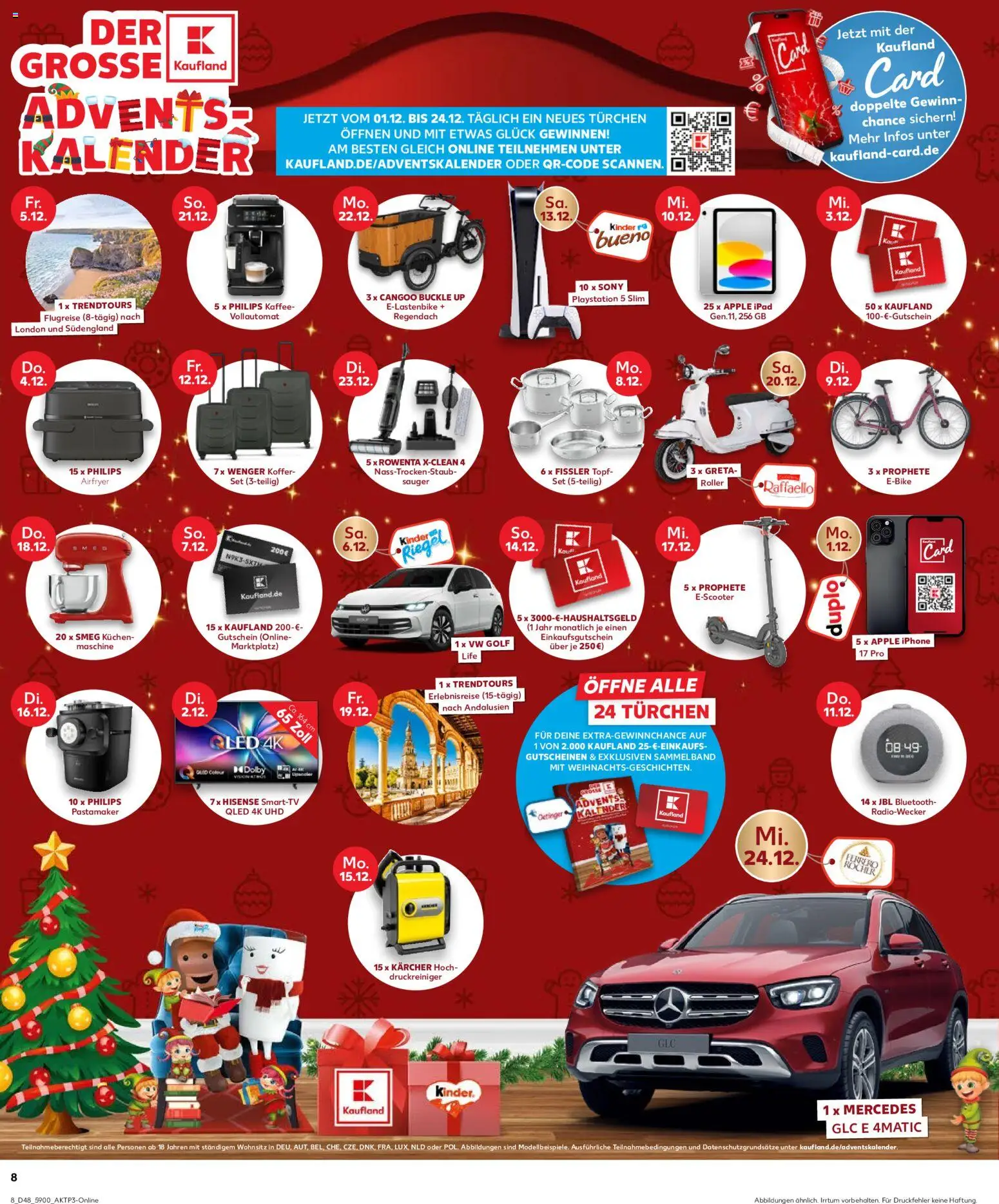 Kaufland prospekt Rostock	 – gültig ab 27.11.2025 | Seite: 8 | Produkte: Playstation, Philips, Pasta, Radio