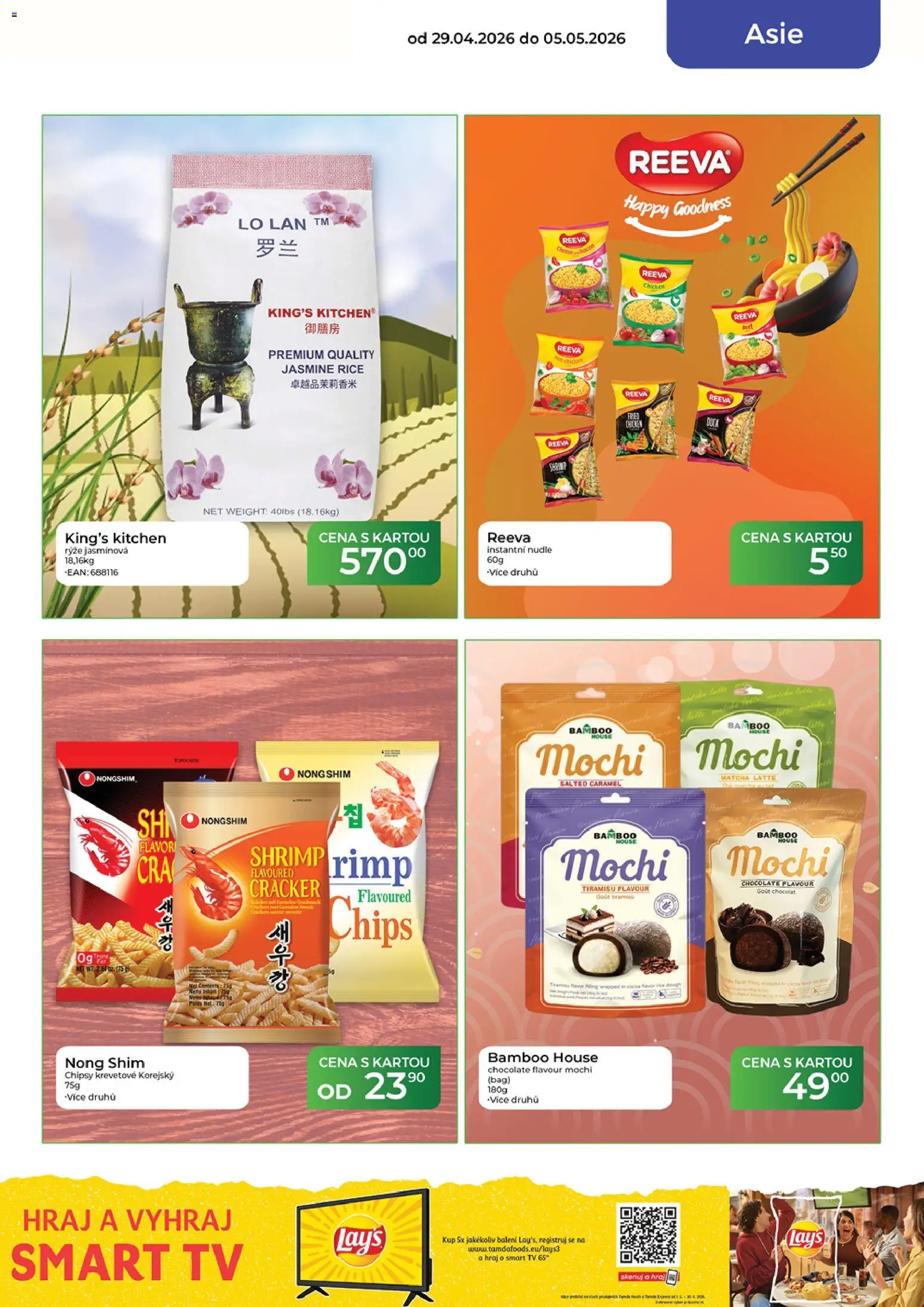 Tamda Foods leták od 29.04.2026 | Strana: 47 | Produkty: Rýže, Tv, Matcha, Chipsy