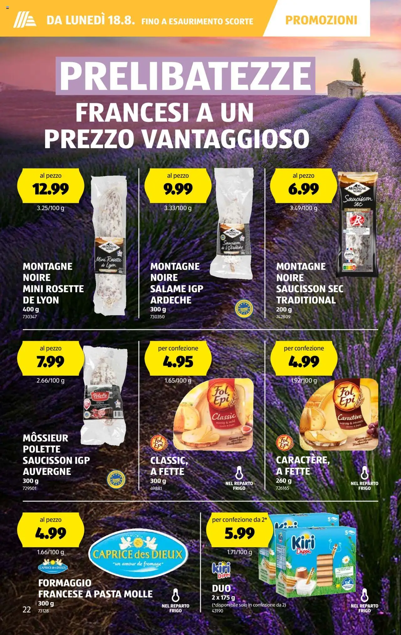 Aldi Volantino ab 14.08.2025 | Seite: 22 | Produkte: Pasta