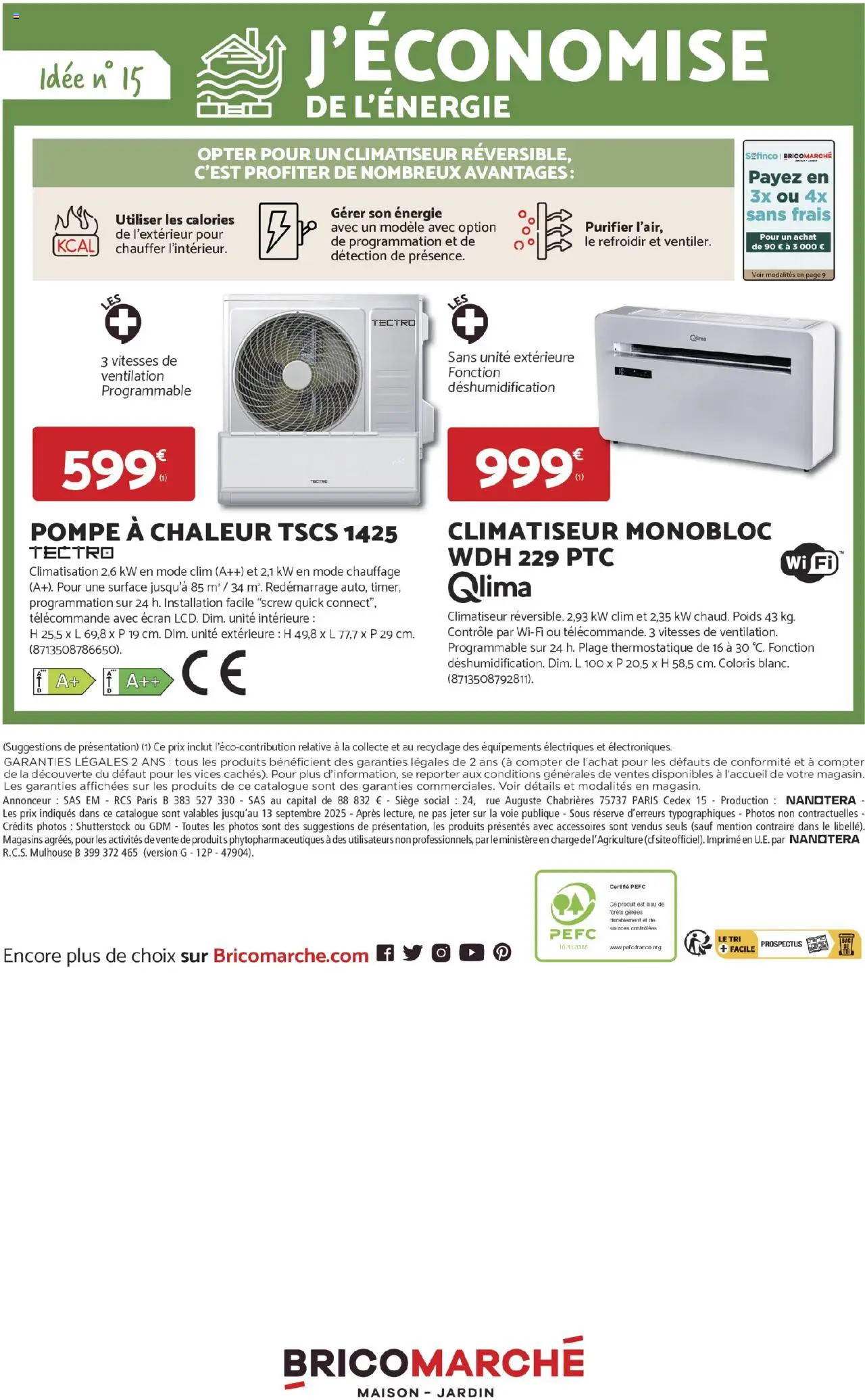  | Page: 14 | Produits: Climatisation, Poids, Climatiseur, Télécommande