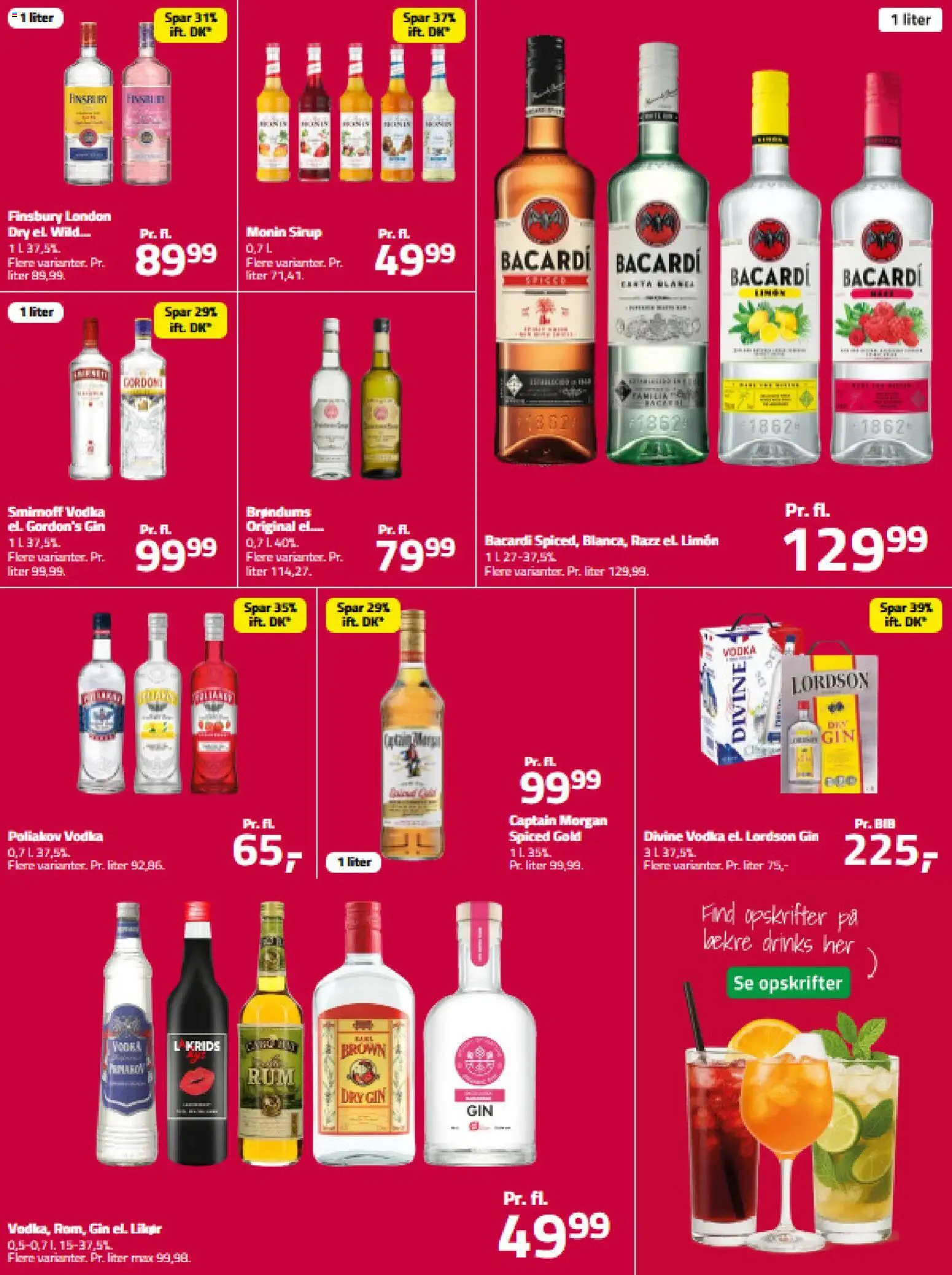 Fleggaard tilbudsavis – gyldig fra 22.10.2025 | Side: 11 | Produkter: Nuggets de frango, Gin, Vodka, Lakrids