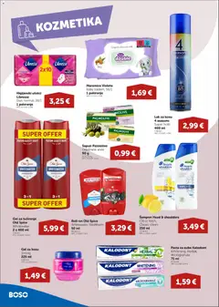 Boso - Katalog - Pregled kataloga iz trgovine Boso, vrijedi od 23.10.2025 | Stranica: 14 | Proizvodi: Šampon, Pasta za zube, Old Spice, Libresse