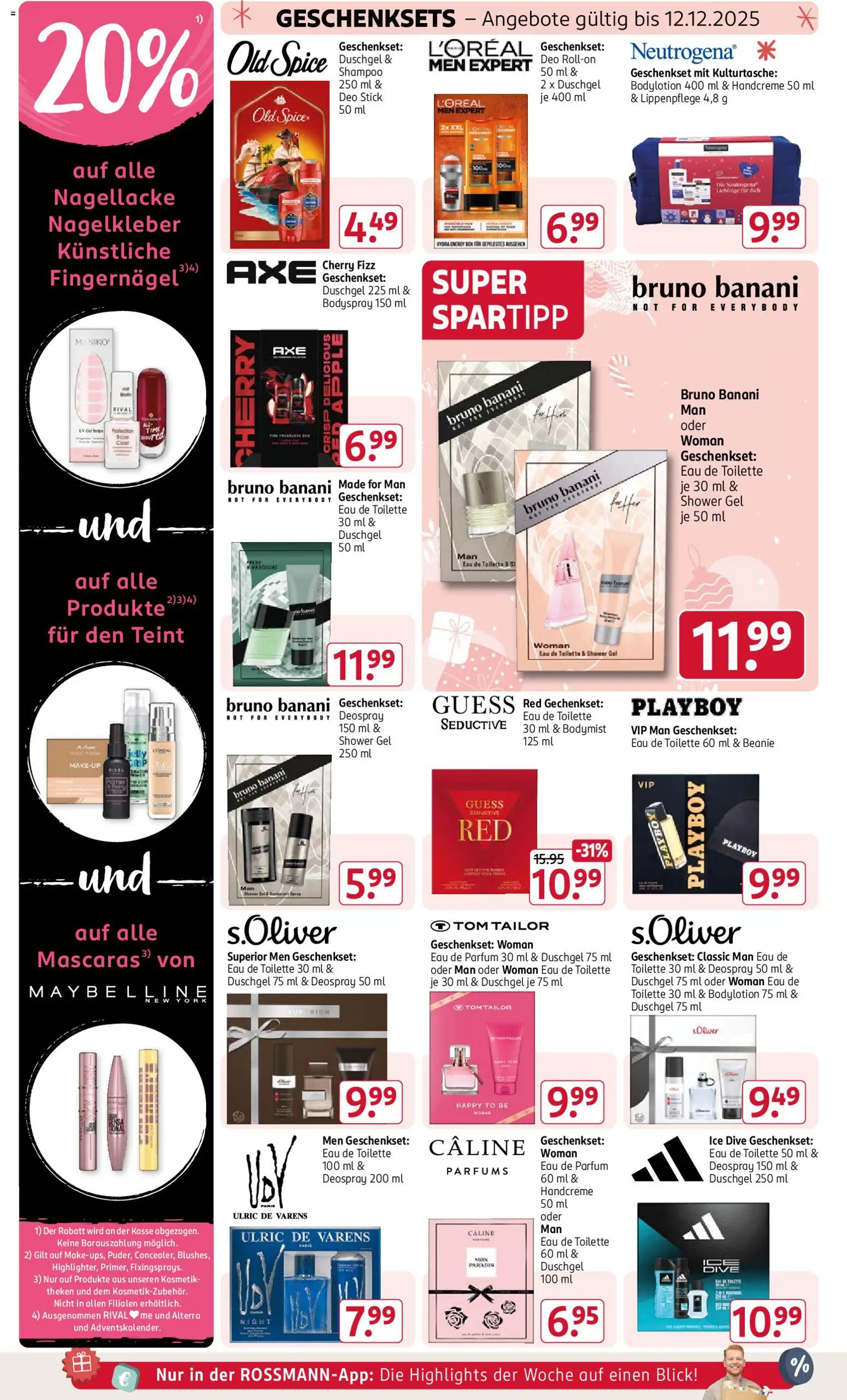 Rossmann Prospekt 	 – gültig ab 01.12.2025 | Seite: 8 | Produkte: Axe, Shower Gel, Deo Roll-On, Eau de Parfum