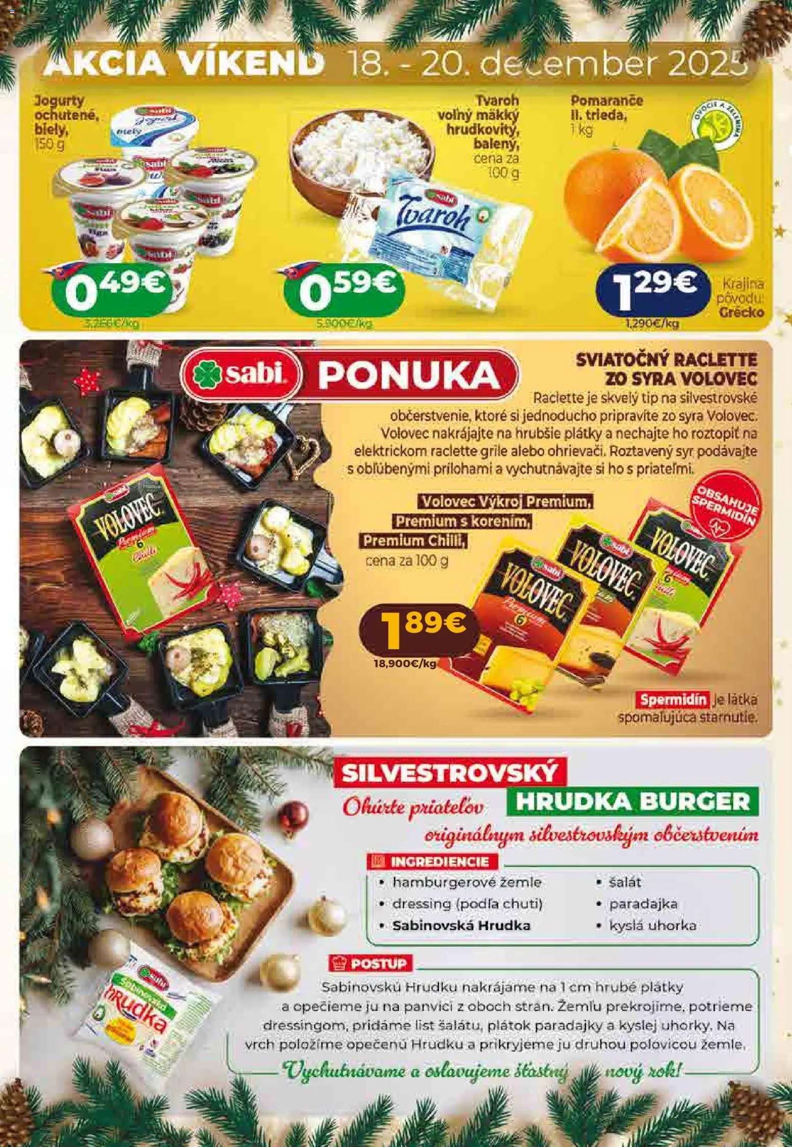 Nové Milk Agro akcie – leták je platný od 17.12.2025 | Strana: 3 | Produkty: Syr, Pomaranče, Paradajky, Tvaroh