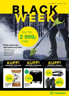 Forhåndsvisning av Felleskjøpet - Black Friday gyldig fra 21.11.2025