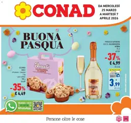 Anteprima del volantino Conad - Buona Pasqua valido a partire dal 25.03.2026