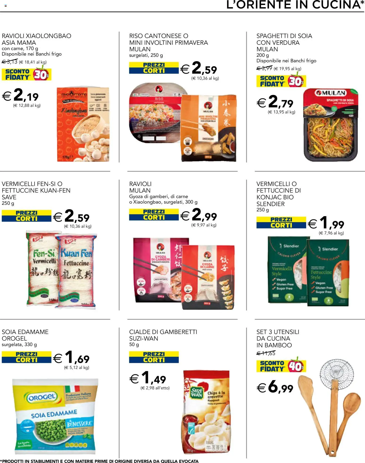 Volantino Esselunga S del 12.02.2026 | Pagina: 3 | Prodotti: Riso, Ravioli, Fettuccine, Gamberetti