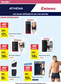 Carrefour - Prévisualisation de Carrefour Le mois vip, des promos très importantes valide à partir de 24.02.2026 | Page: 68 | Produits: Coton, Slips