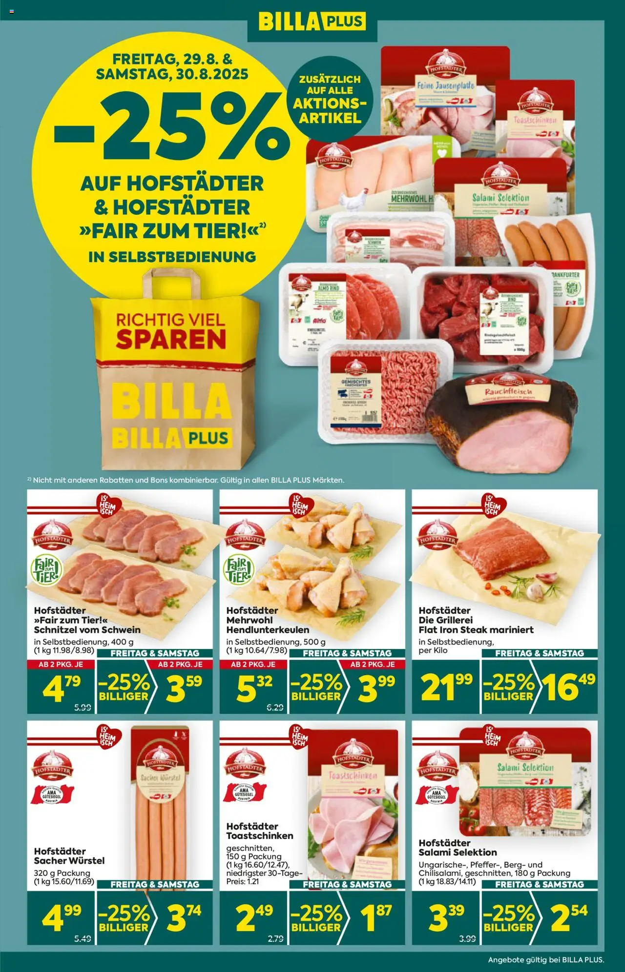 Billa Plus Flugblatt - Burgenland gültig ab 28.08.2025 | Seite: 5 | Produkte: Salami