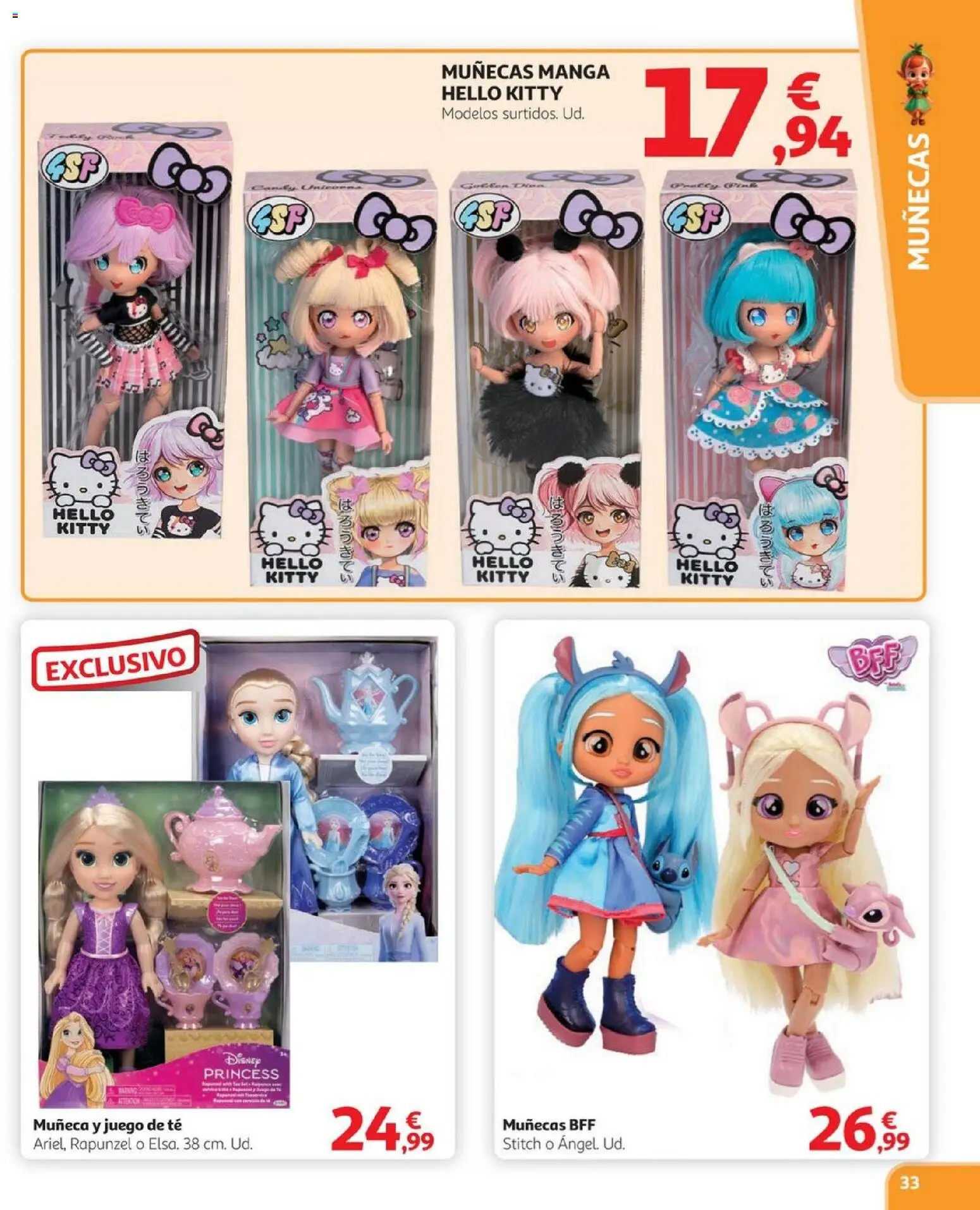 Alcampo - Juguetes HG │ válido desde el 03.11.2025 | Página: 33 | Productos: Té, Muñeca