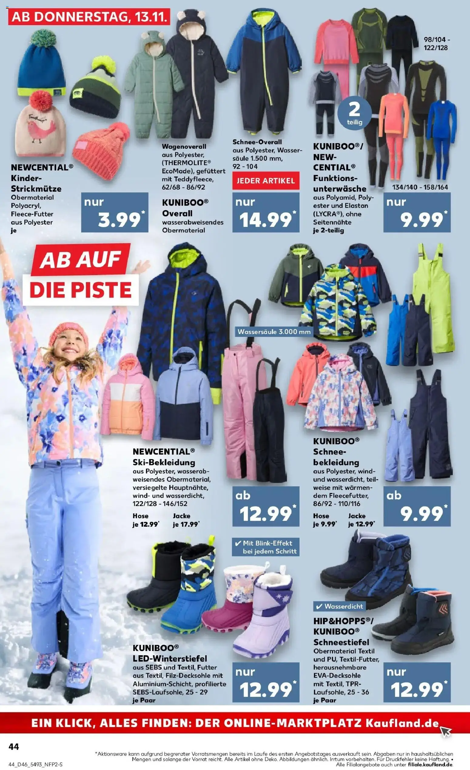 Kaufland prospekt Uhingen	 – gültig ab 13.11.2025 | Seite: 44 | Produkte: Bekleidung, Jacke, Hose, Unterwäsche