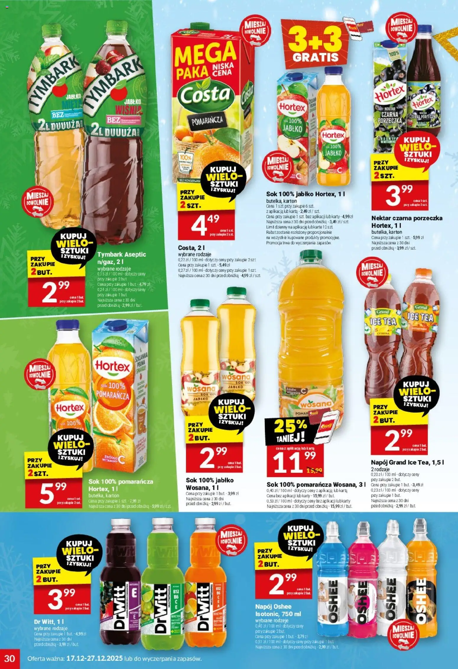 Twój Market Gazetka od 17.12.2025 | Strona: 30 | Produkty: Cytryna, Karta, Porzeczka, Sok