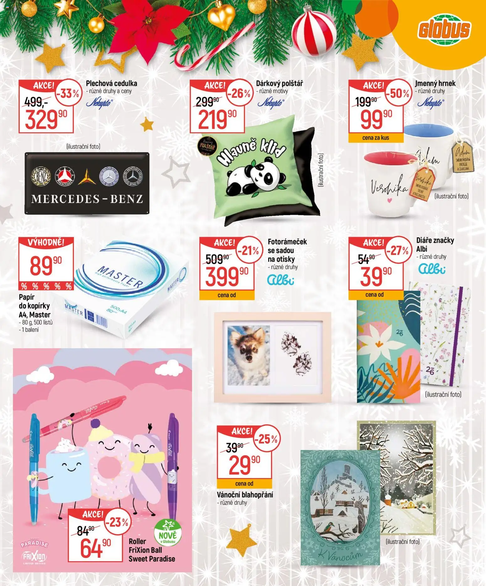 Globus leták - Praha-Štěrboholy  od 26.11.2025 | Strana: 11 | Produkty: Globus, Hrnek, Polštář, Fotorámeček