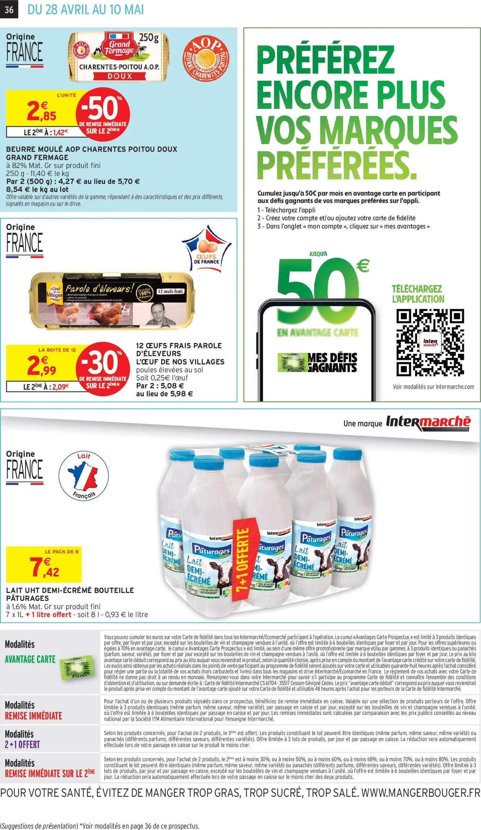 {H1} | Page: 28 | Produits: Champagne, Vin, Lait Demi Écrémé, Céréales