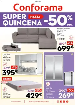 Vista previa Conforama folleto válido desde el 18.12.2025