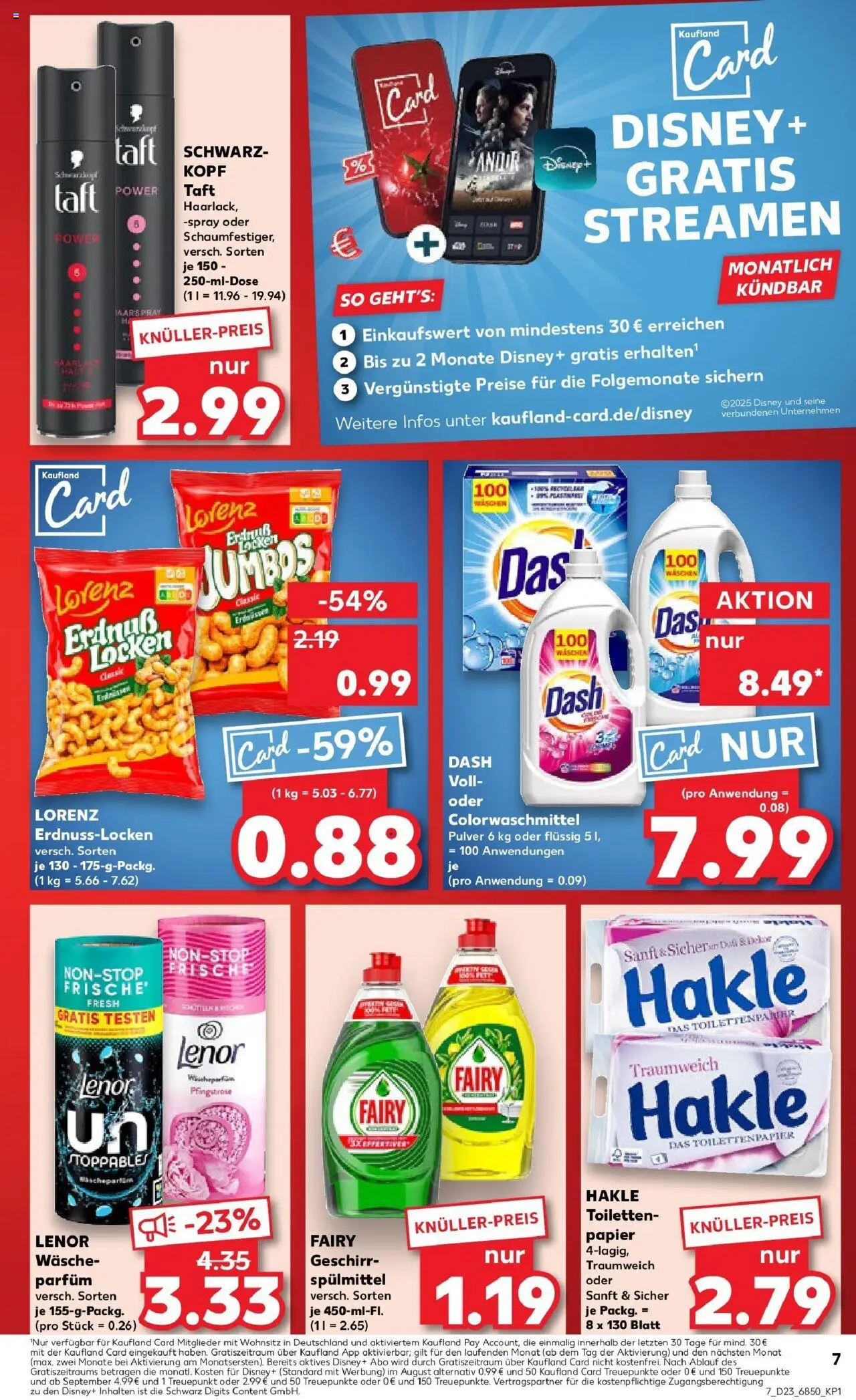 Kaufland prospekt Uhingen	 - gültig ab dem 09.06.2025 | Seite: 22 | Produkte: Lenor, Parfüm, Toilettenpapier