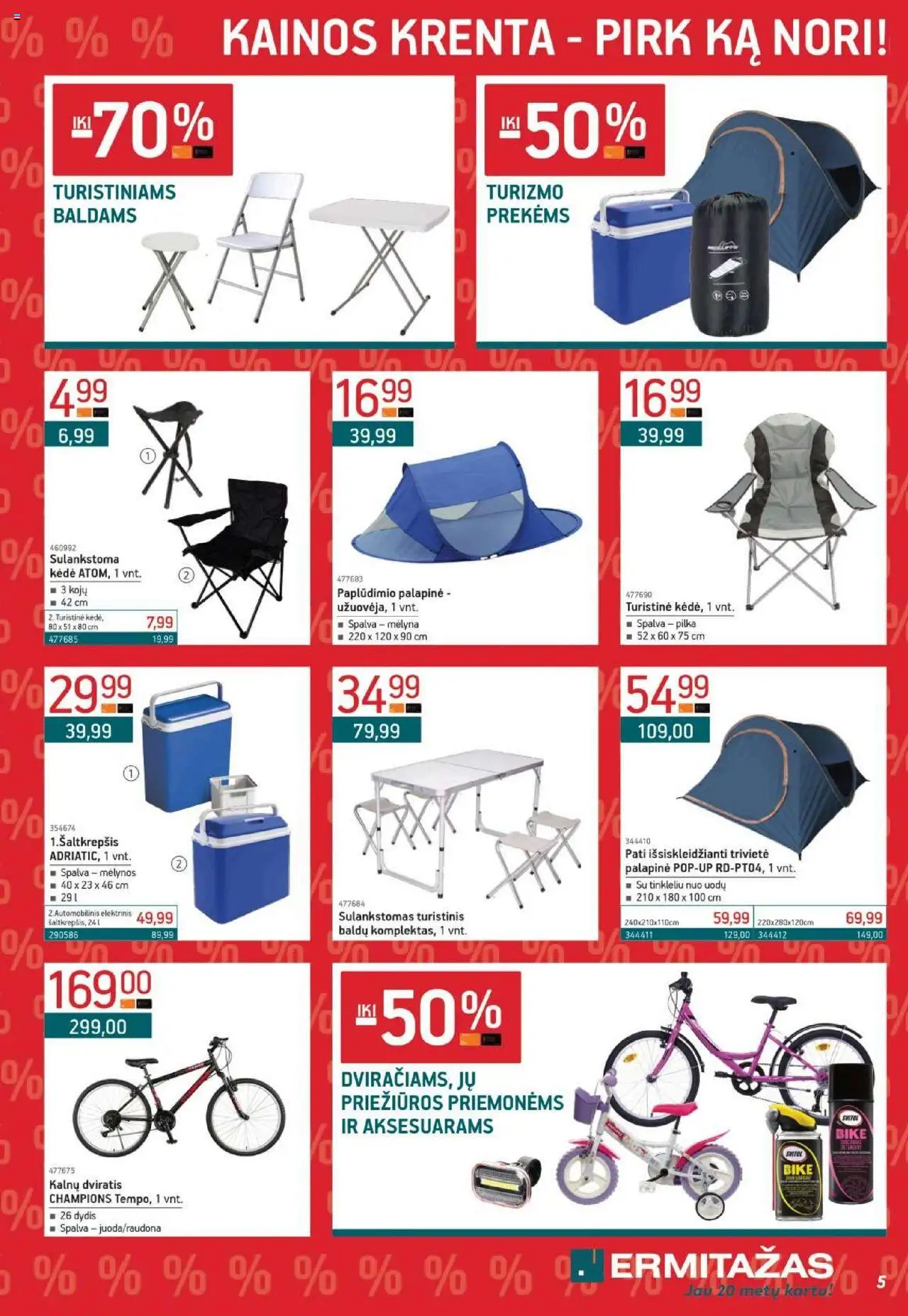 ERMITAŽAS leidinys│galioja nuo 01.07.2025 | Puslapis: 5 | Prekių: Kėdė