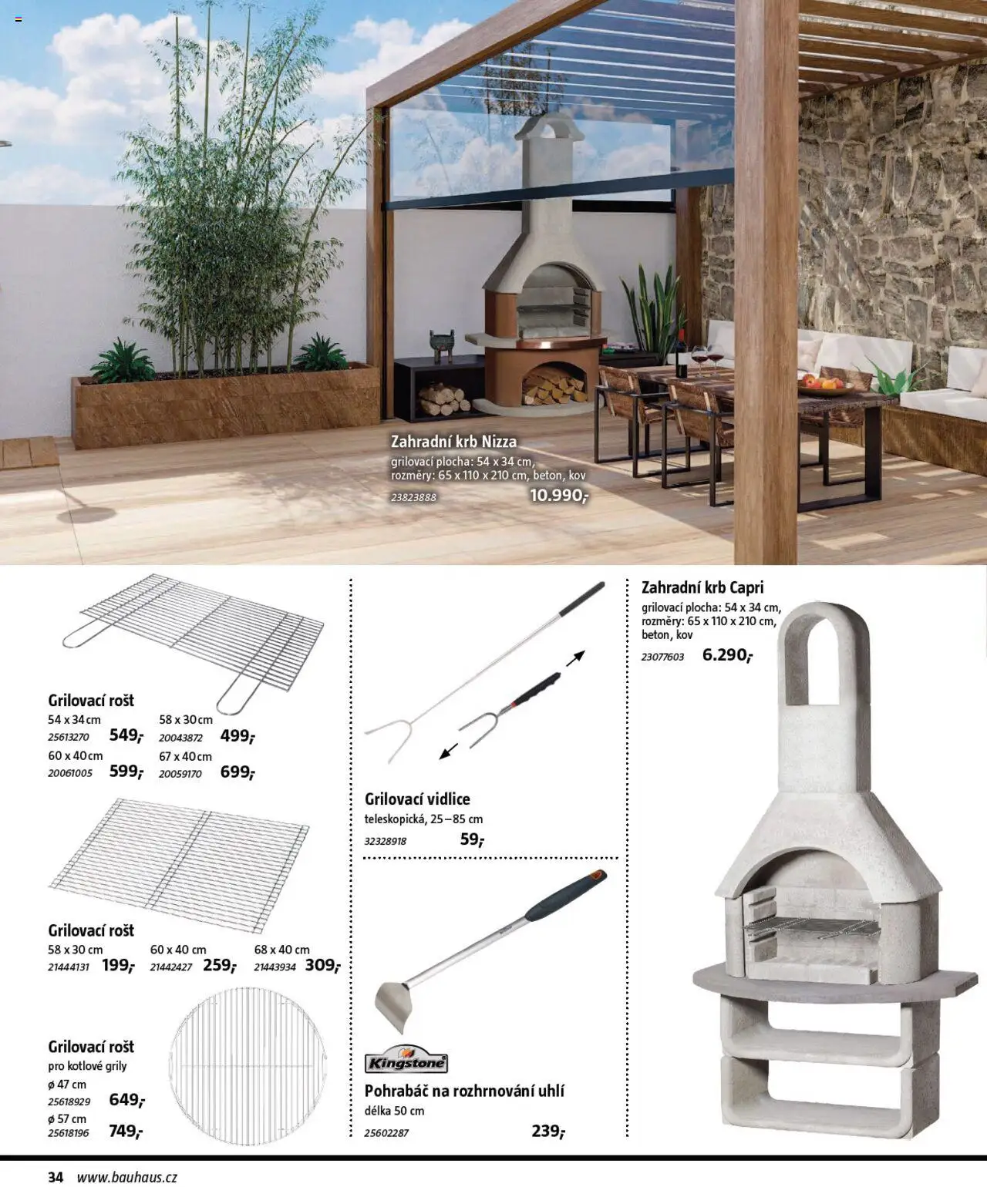Bauhaus katalog Grilování od 26.06.2025 | Strana: 34 | Produkty: Rošt