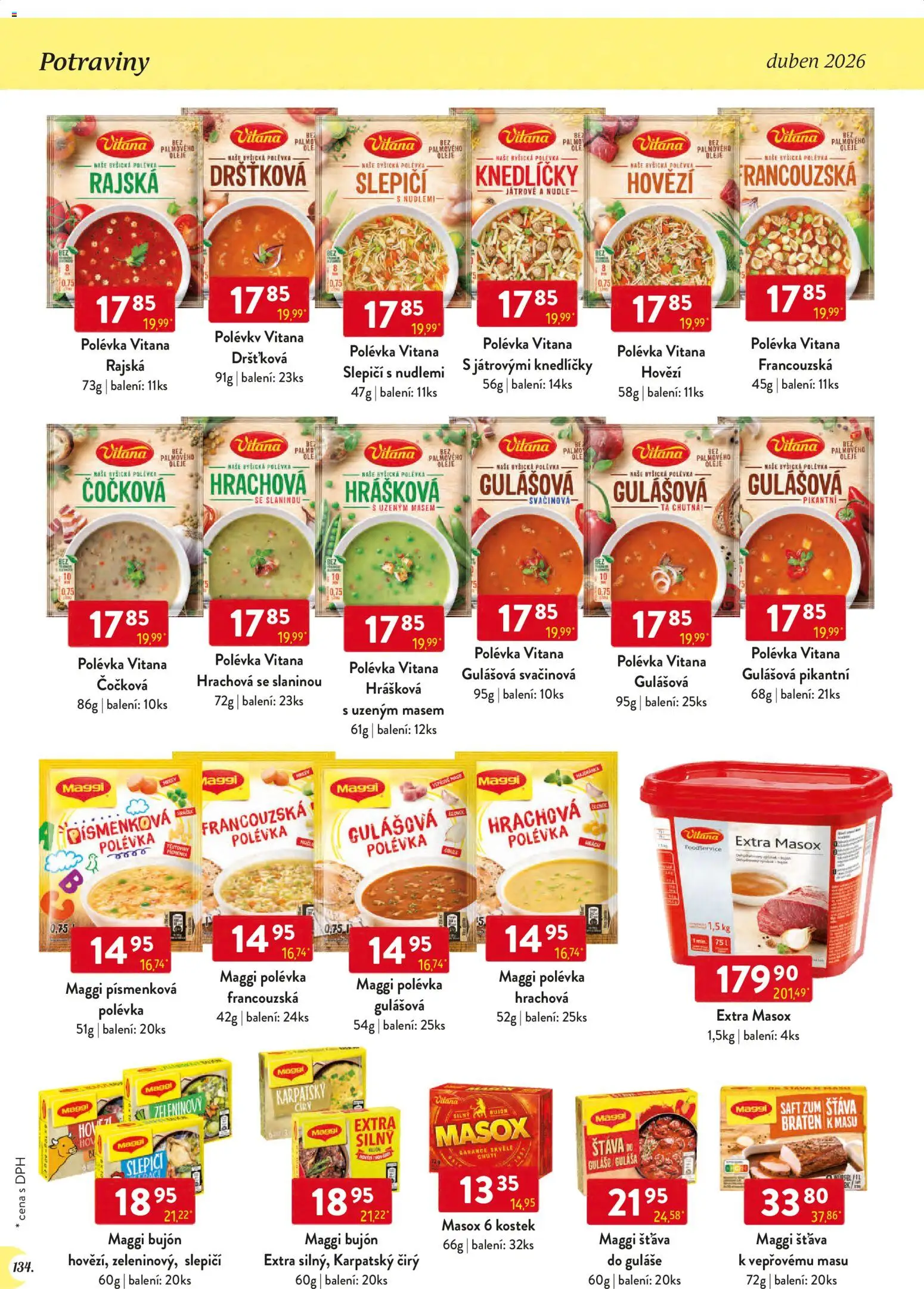 Astur & Qanto leták - Velkoobchod 04/2026 od 01.04.2026 | Strana: 134 | Produkty: Oleje, Vepřové maso, Bujón, Maso