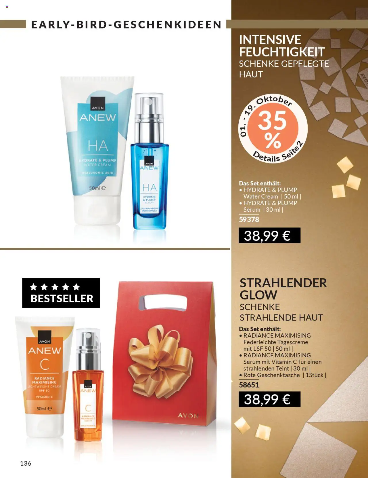 AVON Katalog Oktober 2025 – gültig ab 01.10.2025 | Seite: 138 | Produkte: Serum, Tagescreme