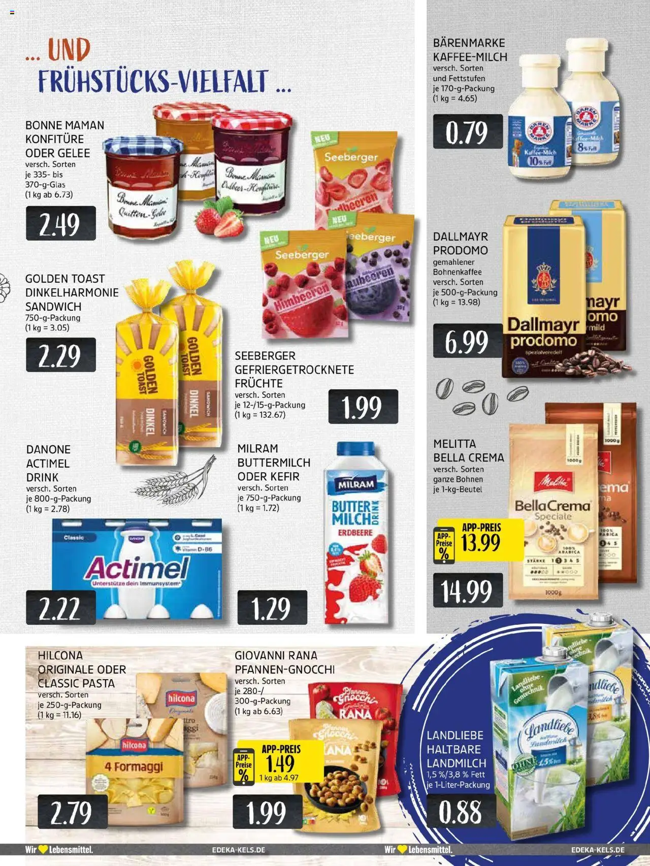 Edeka prospekt Ratingen	 – gültig ab 29.09.2025 | Seite: 11 | Produkte: Kefir, Kaffee, Dallmayr, Pasta