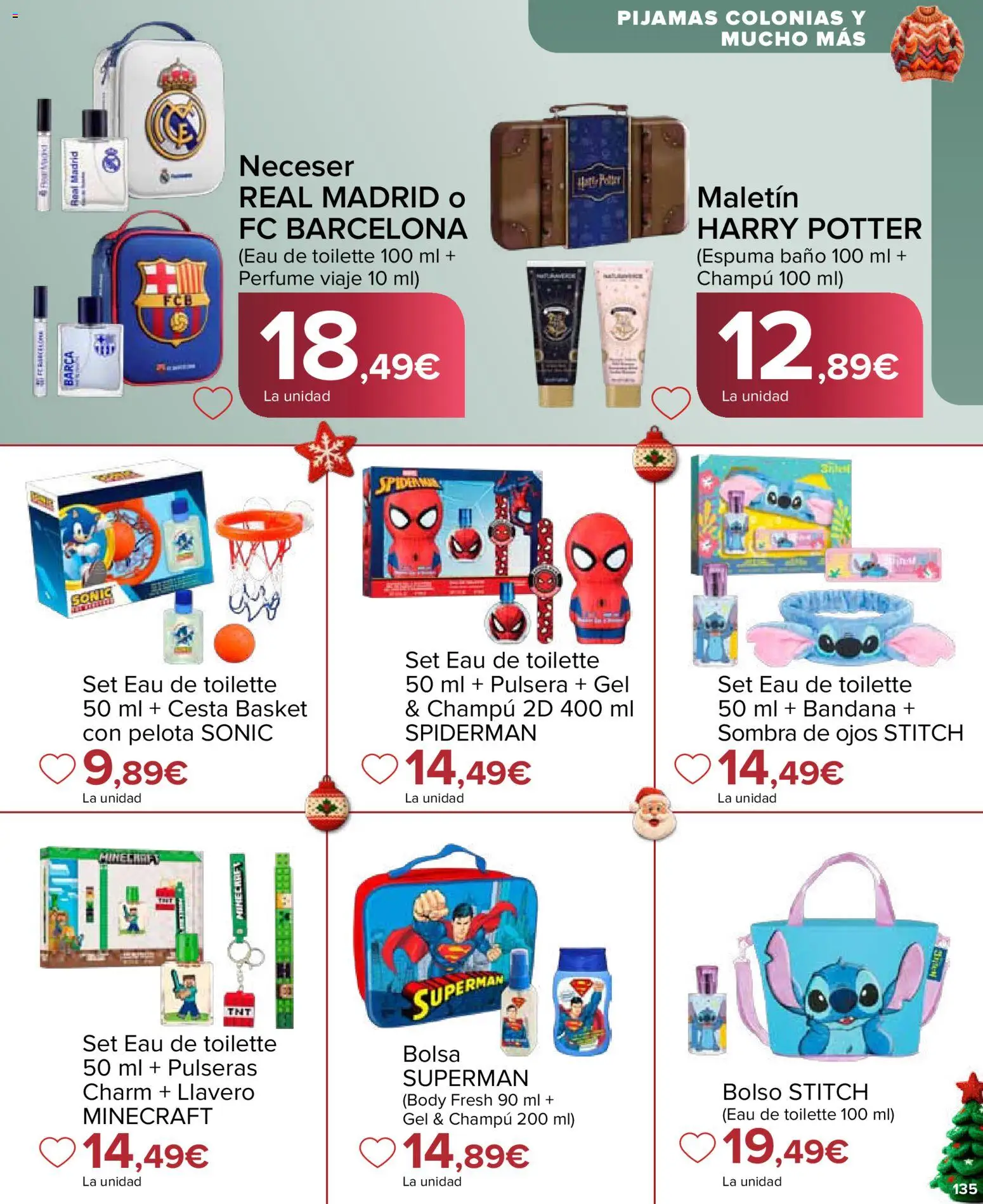 Carrefour Juguetes │ válido desde el 07.11.2025 | Página: 135 | Productos: Eau de toilette, Sombra, Bolsa, Baño
