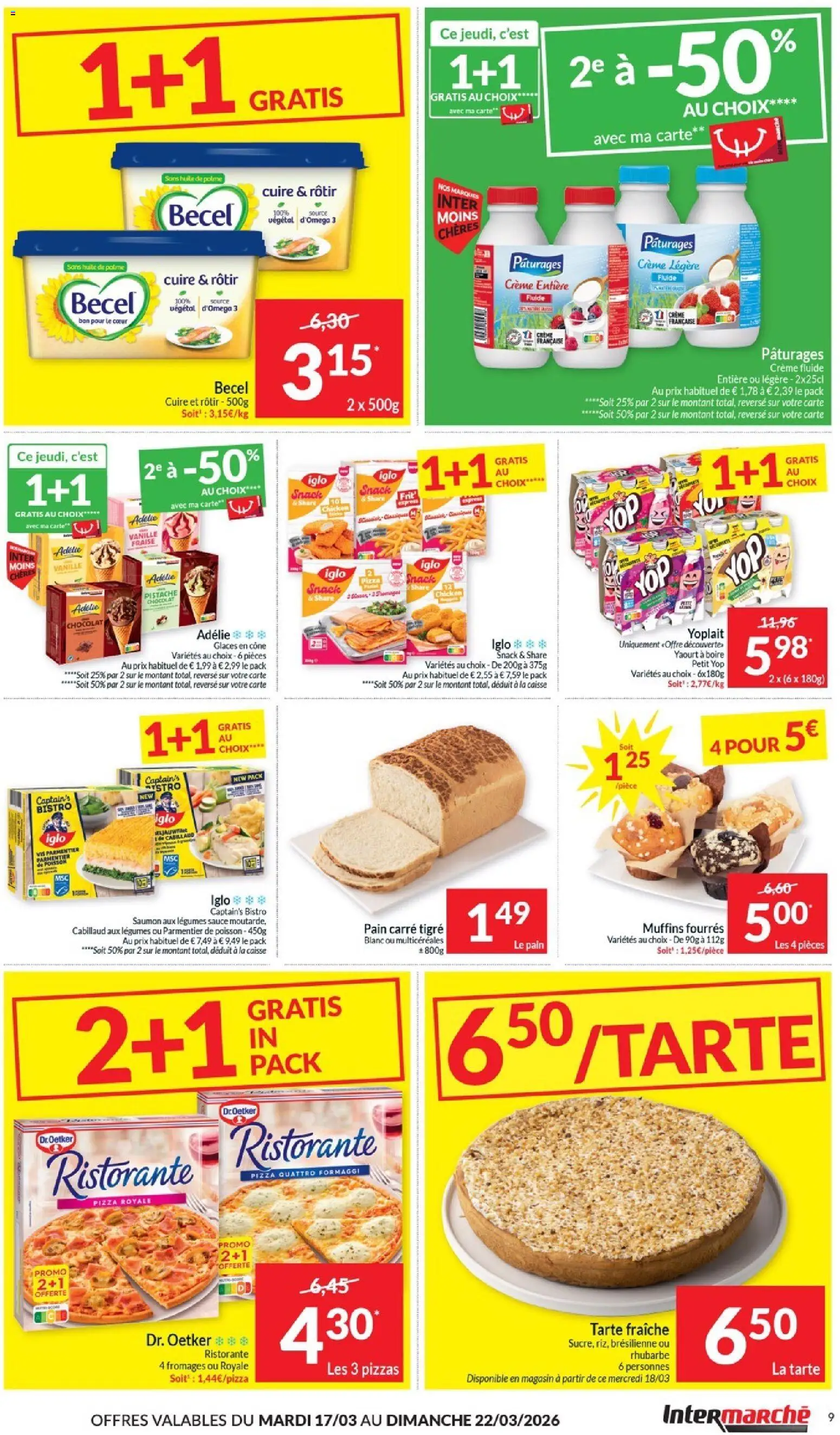 {H1} | Pagina: 9 | Producten: Pizza, Vis, La, Crème